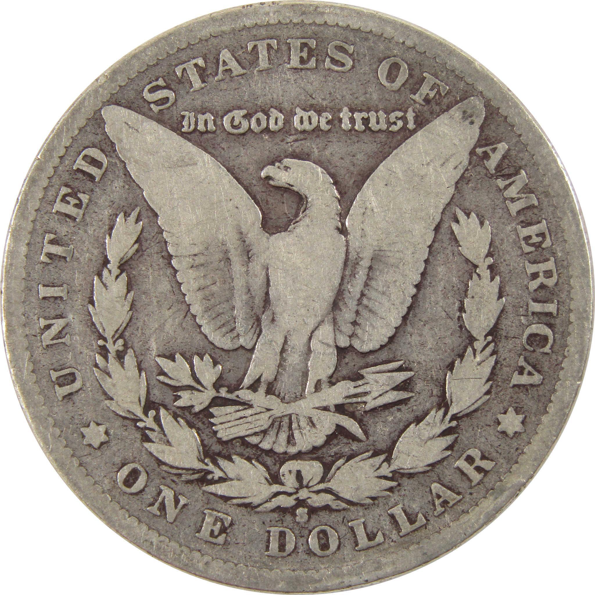 1892 S Morgan Dollar AG About Good 90% Silver $1 Coin SKU:I8003 - Morgan coin - Morgan silver dollar - Morgan silver dollar for sale - Profile Coins & Collectibles