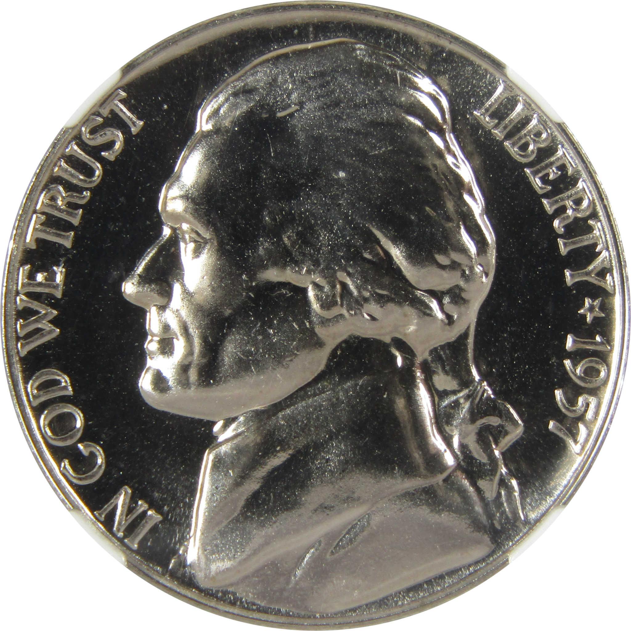 1957 Jefferson Nickel PF 68 NGC Proof 5c Coin Collectible SKU:I27109