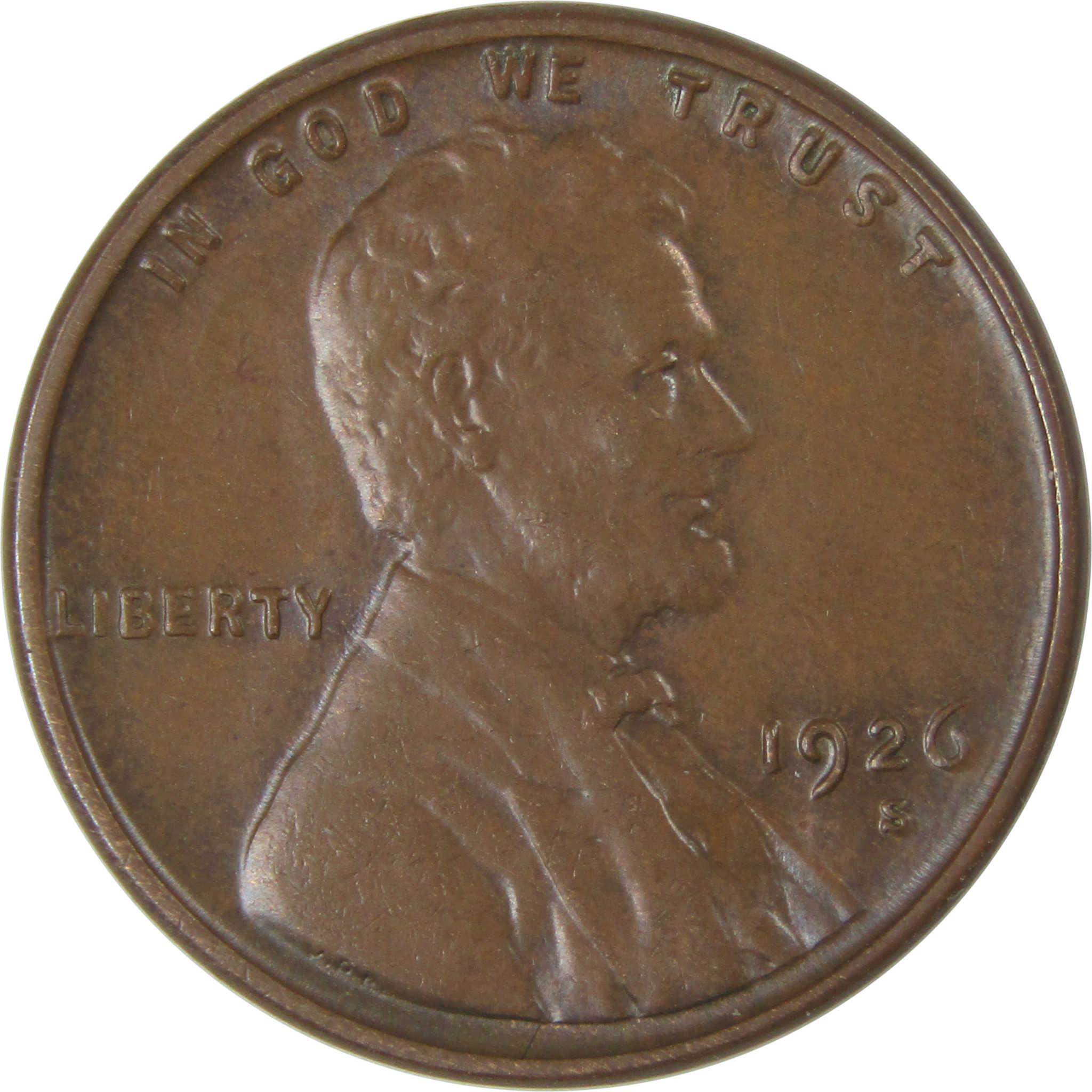 1926 S Lincoln Wheat Cent CH AU Choice About Uncirculated SKU:I22781