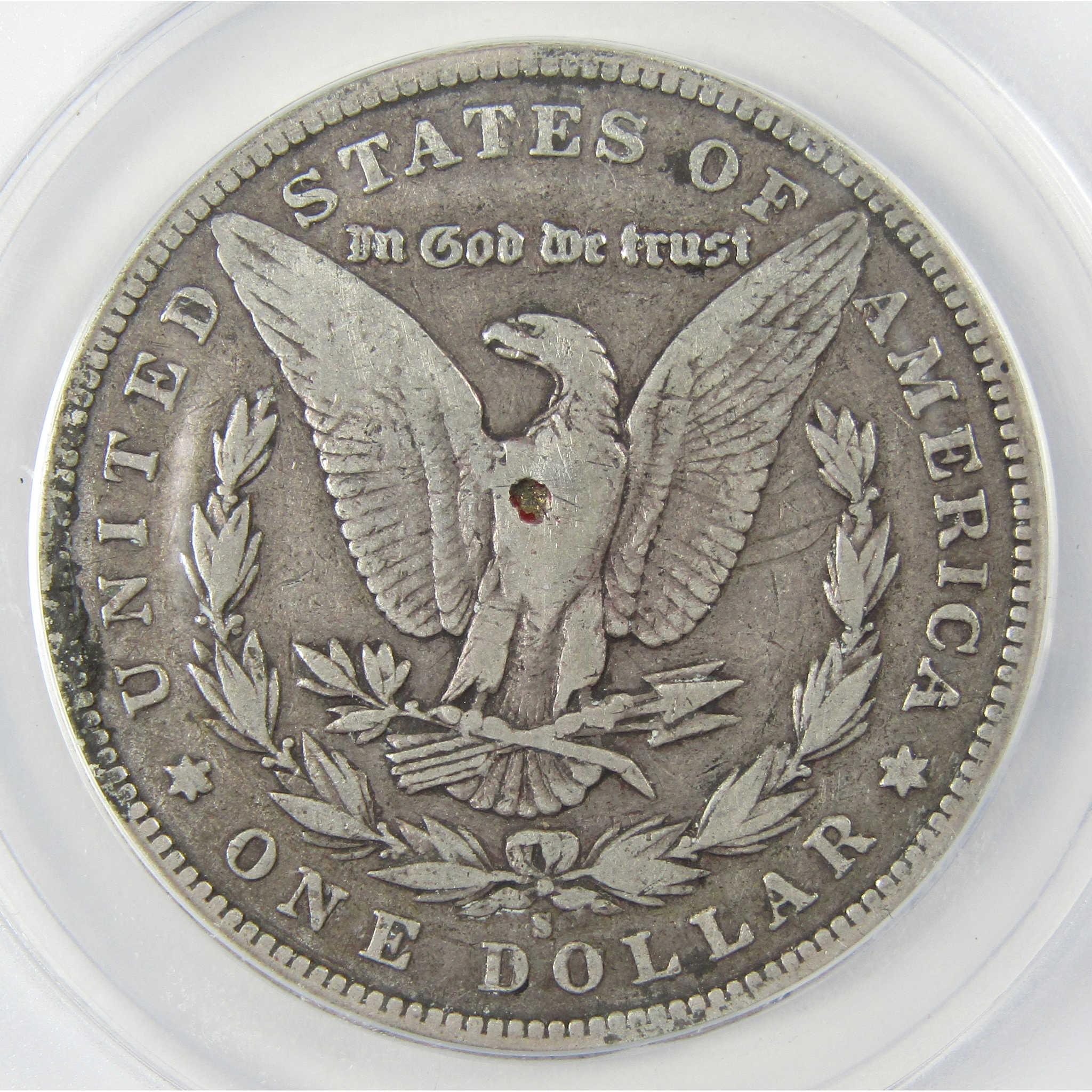 1896 S Morgan Silver Dollar VF 20 Details ANACS $1 Coin SKU:I25431 - Morgan coin - Morgan silver dollar - Morgan silver dollar for sale - Profile Coins & Collectibles
