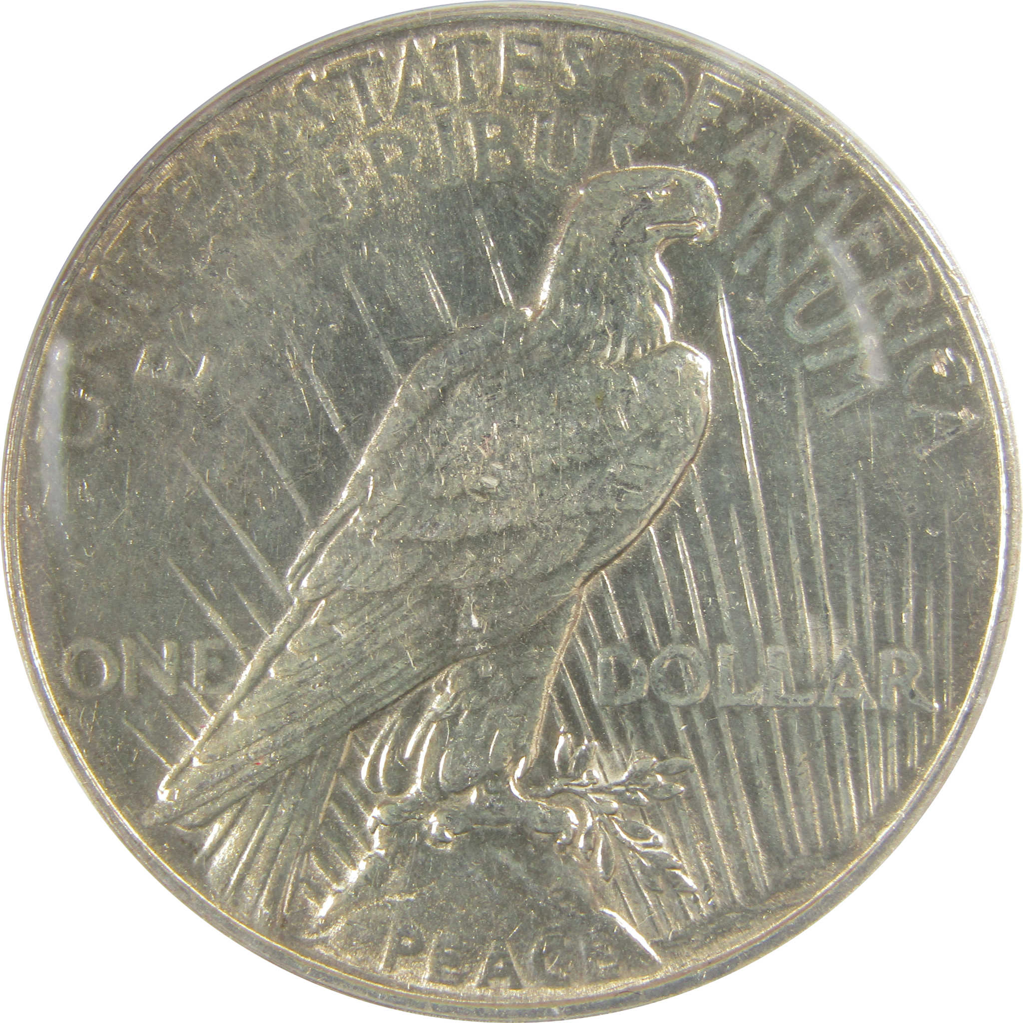 1934 Peace Dollar AU 55 Details ANACS Silver $1 Coin SKU:I21539