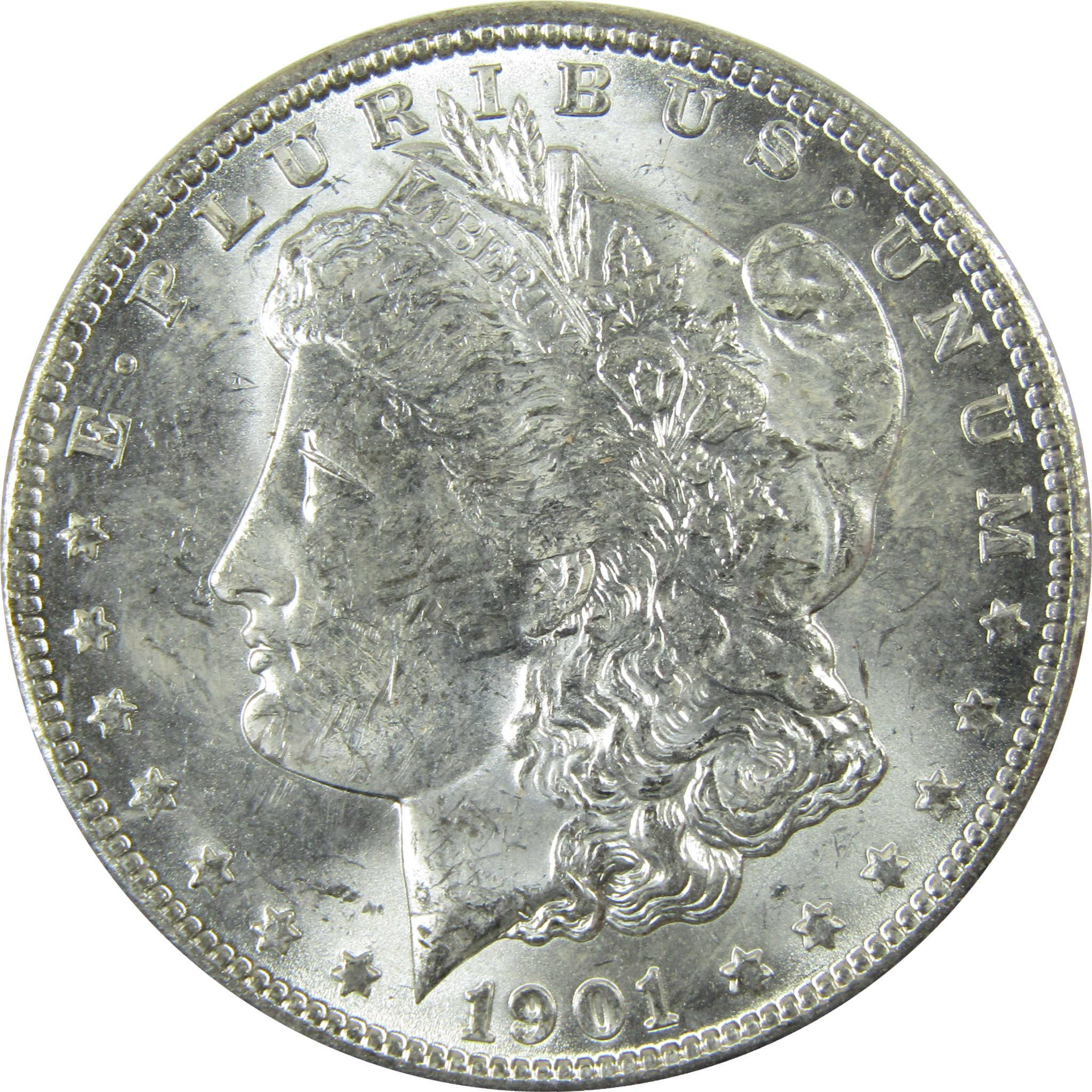 1901 O Morgan Silver Dollar Uncirculated Mint State $1 Coin SKU:I27771 - Morgan coin - Morgan silver dollar - Morgan silver dollar for sale - Profile Coins & Collectibles