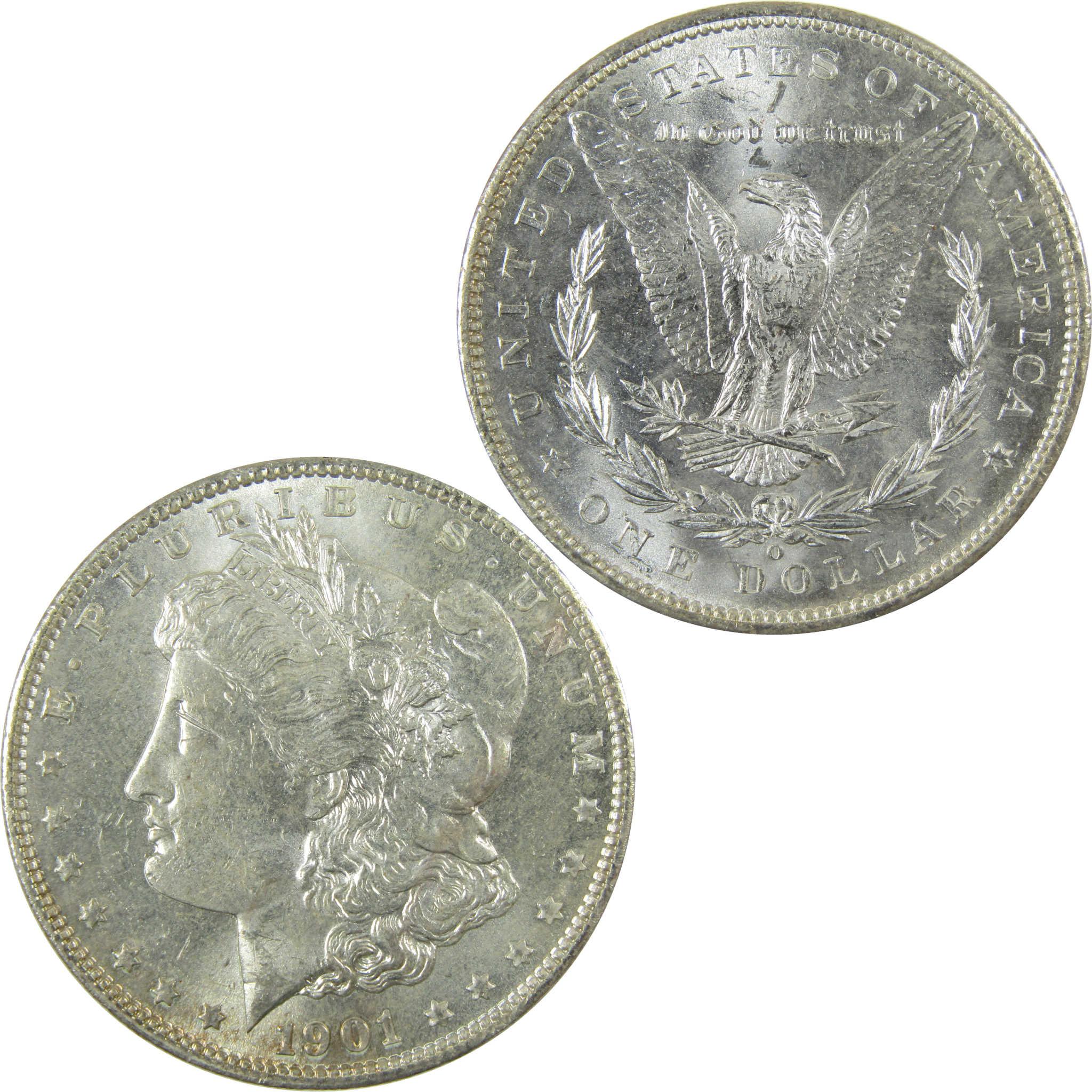 1901 O Morgan Silver Dollar Uncirculated Mint State $1 Coin SKU:I27797 - Morgan coin - Morgan silver dollar - Morgan silver dollar for sale - Profile Coins & Collectibles