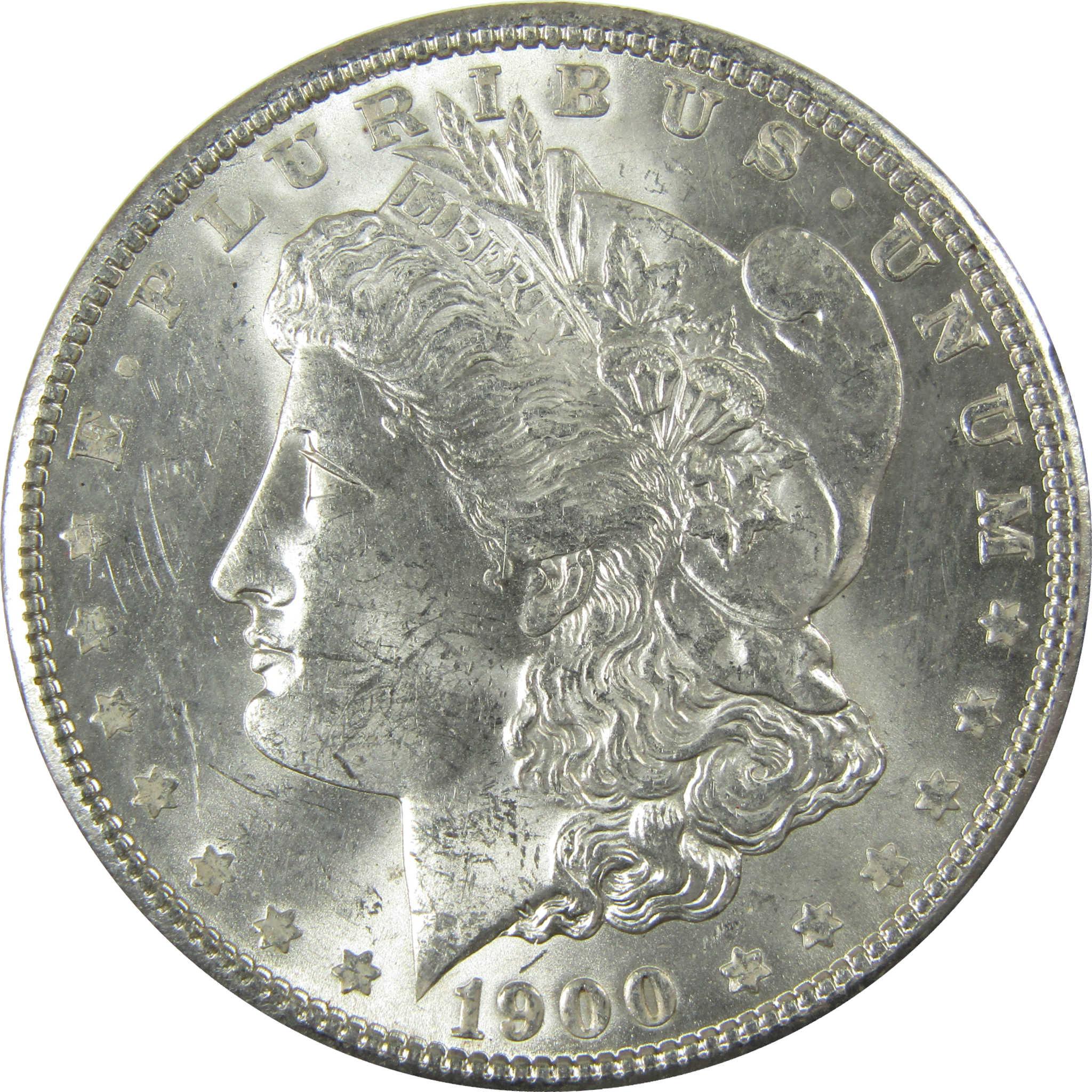 1900 Morgan Silver Dollar Uncirculated Mint State $1 Coin SKU:I27750 - Morgan coin - Morgan silver dollar - Morgan silver dollar for sale - Profile Coins & Collectibles
