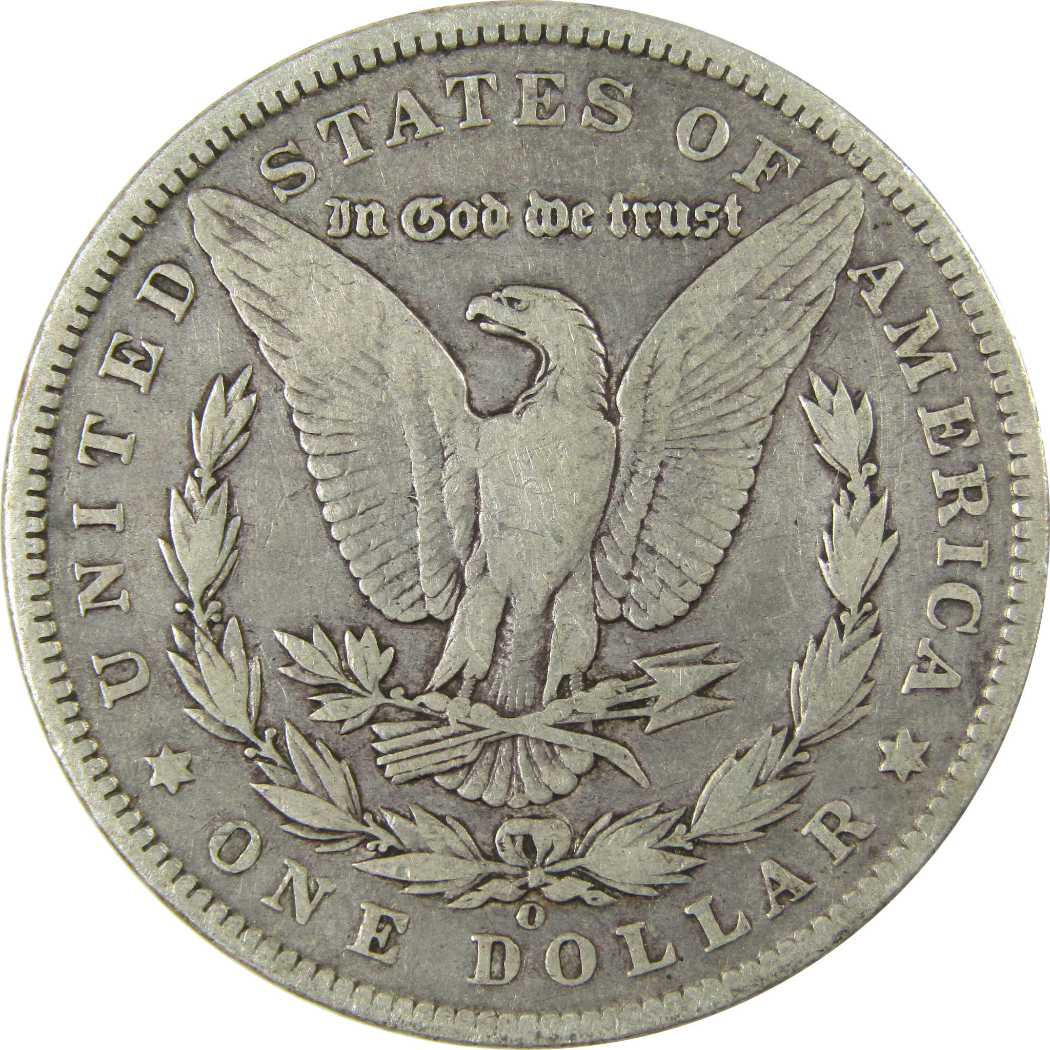 1892 O Morgan Silver Dollar F Fine Details $1 Coin SKU:I26007