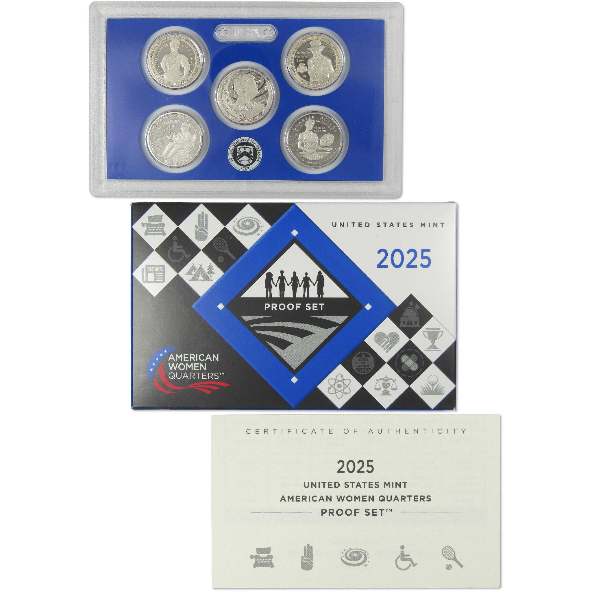 2025 American Women Quarter Clad Proof Set U.S. Mint OGP COA
