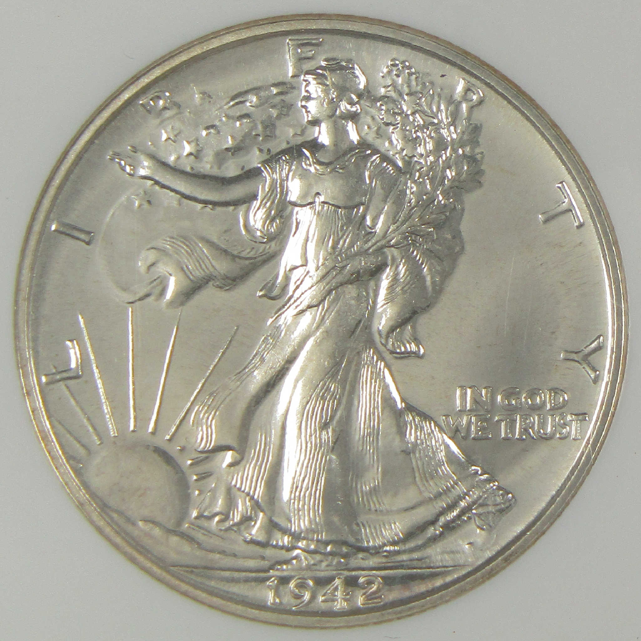 1942 Liberty Walking Half Dollar PF 65 NGC CAC Silver Proof 50c Coin