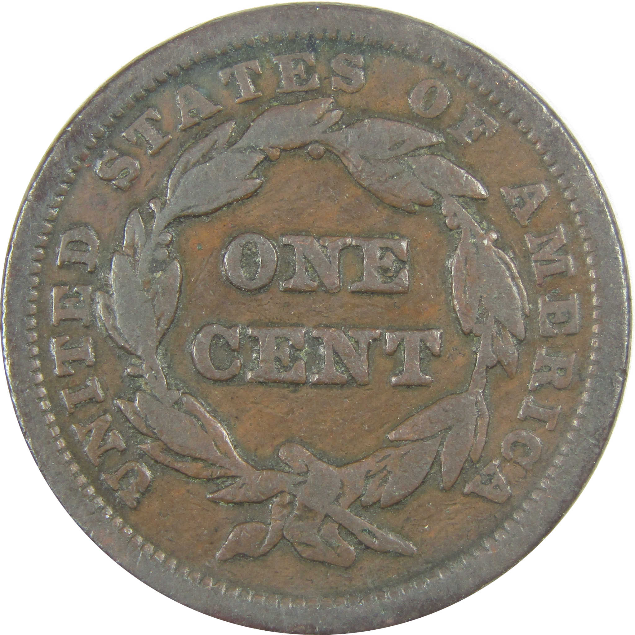 1841 Braided Hair Large Cent VG Very Good Copper Penny SKU:I19985