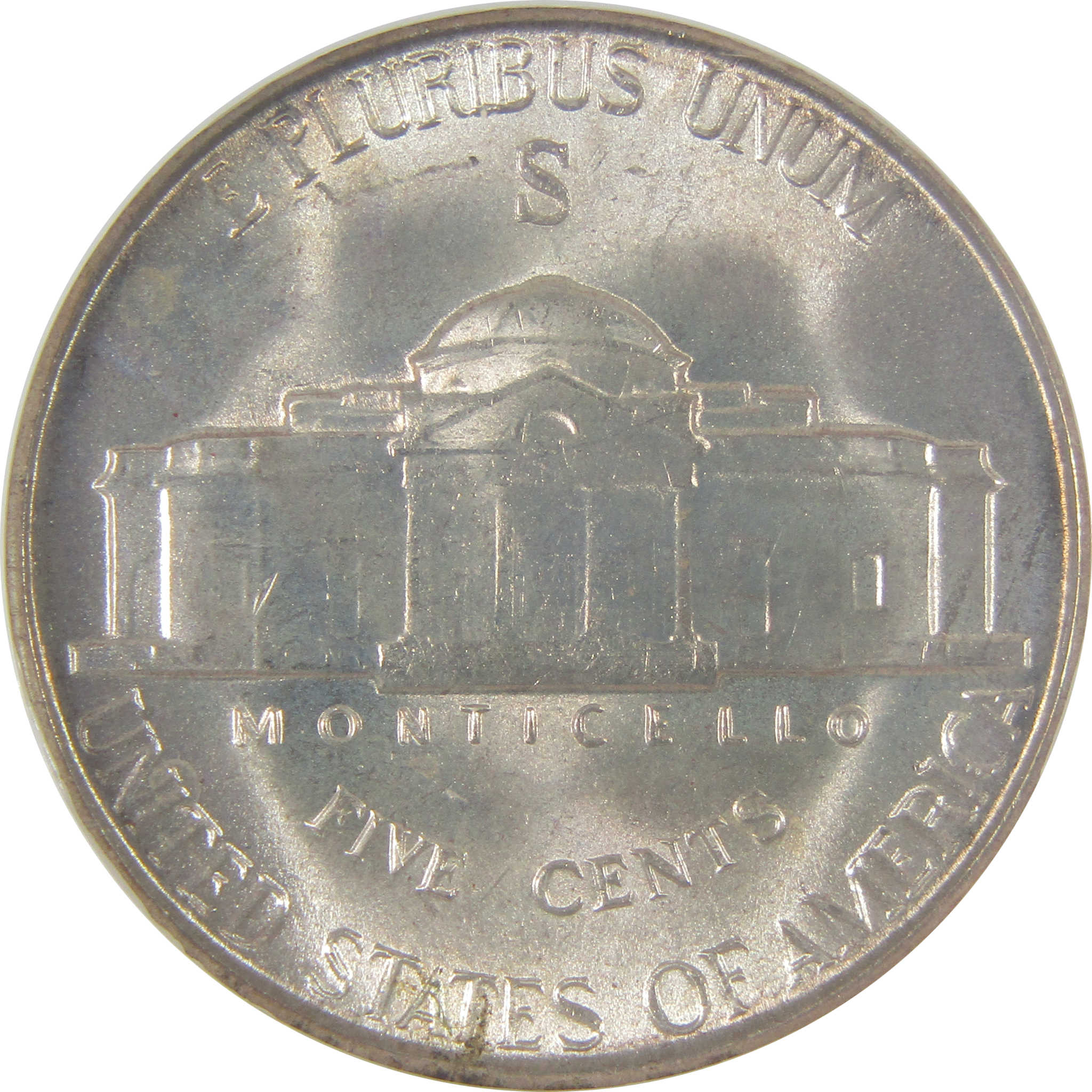 1945 S Jefferson Nickel MS 67 NGC Wartime Silver 5c Coin SKU:CPC9929