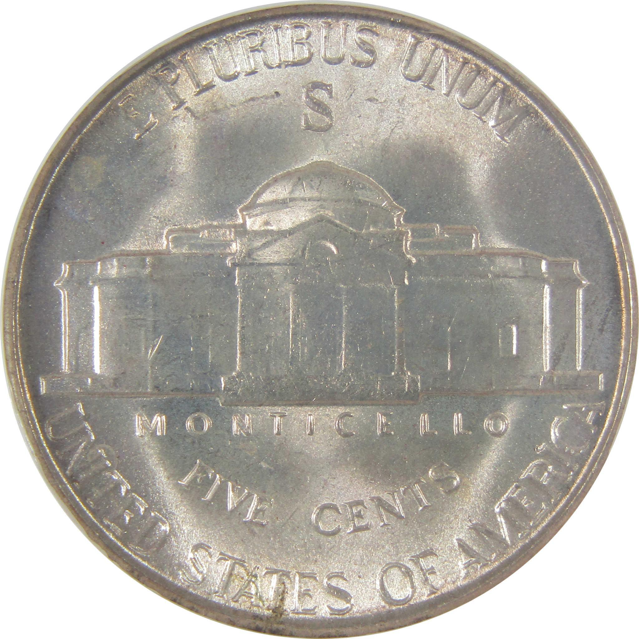 1945 S Jefferson Nickel MS 67 NGC Wartime Silver 5c Coin SKU:CPC9929