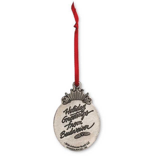 Budweiser Clydesdale Pewter Ornament Collectible