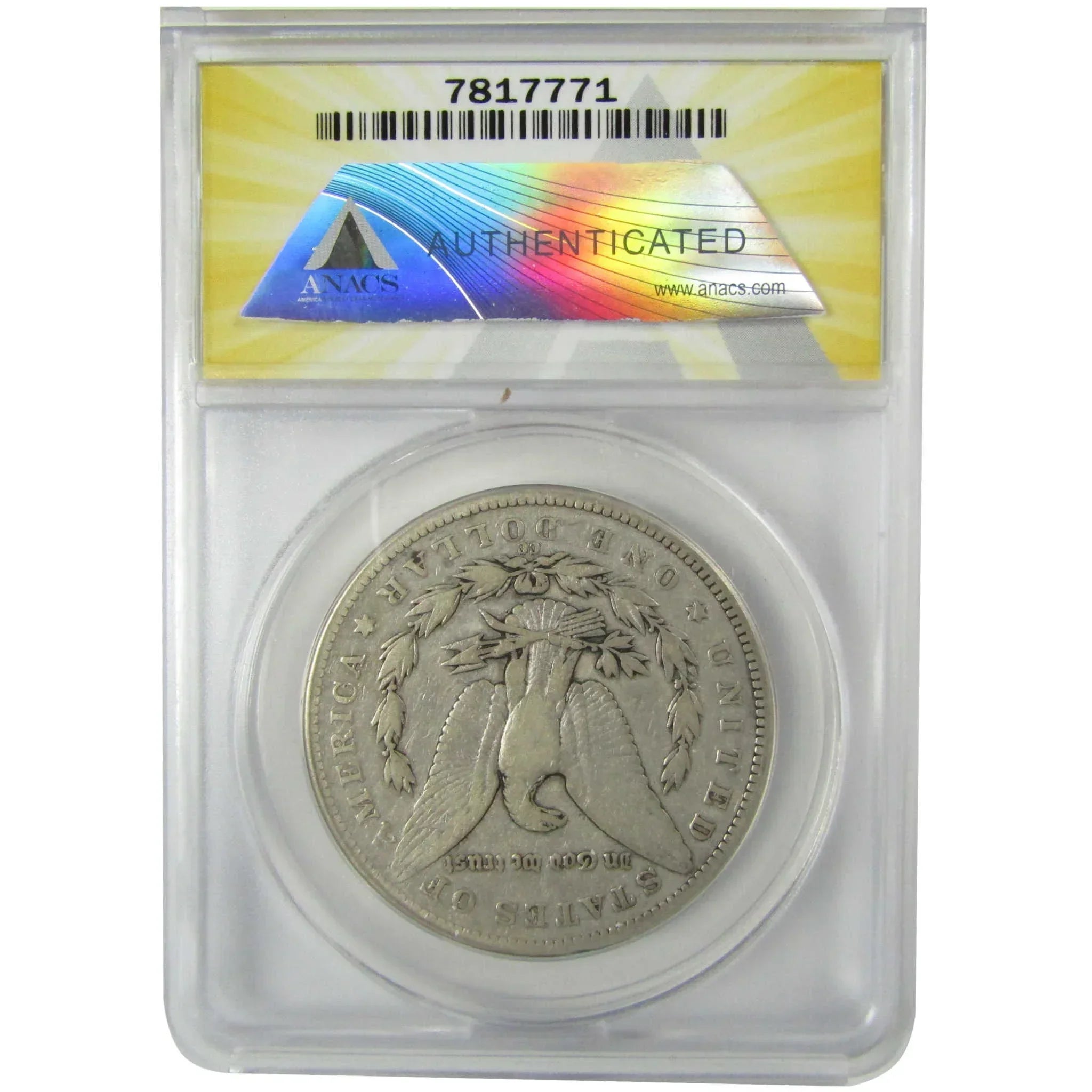 1889 CC Morgan Silver Dollar F 12 Details ANACS $1 Coin SKU:CP797 - Morgan coin - Morgan silver dollar - Morgan silver dollar for sale - Profile Coins & Collectibles