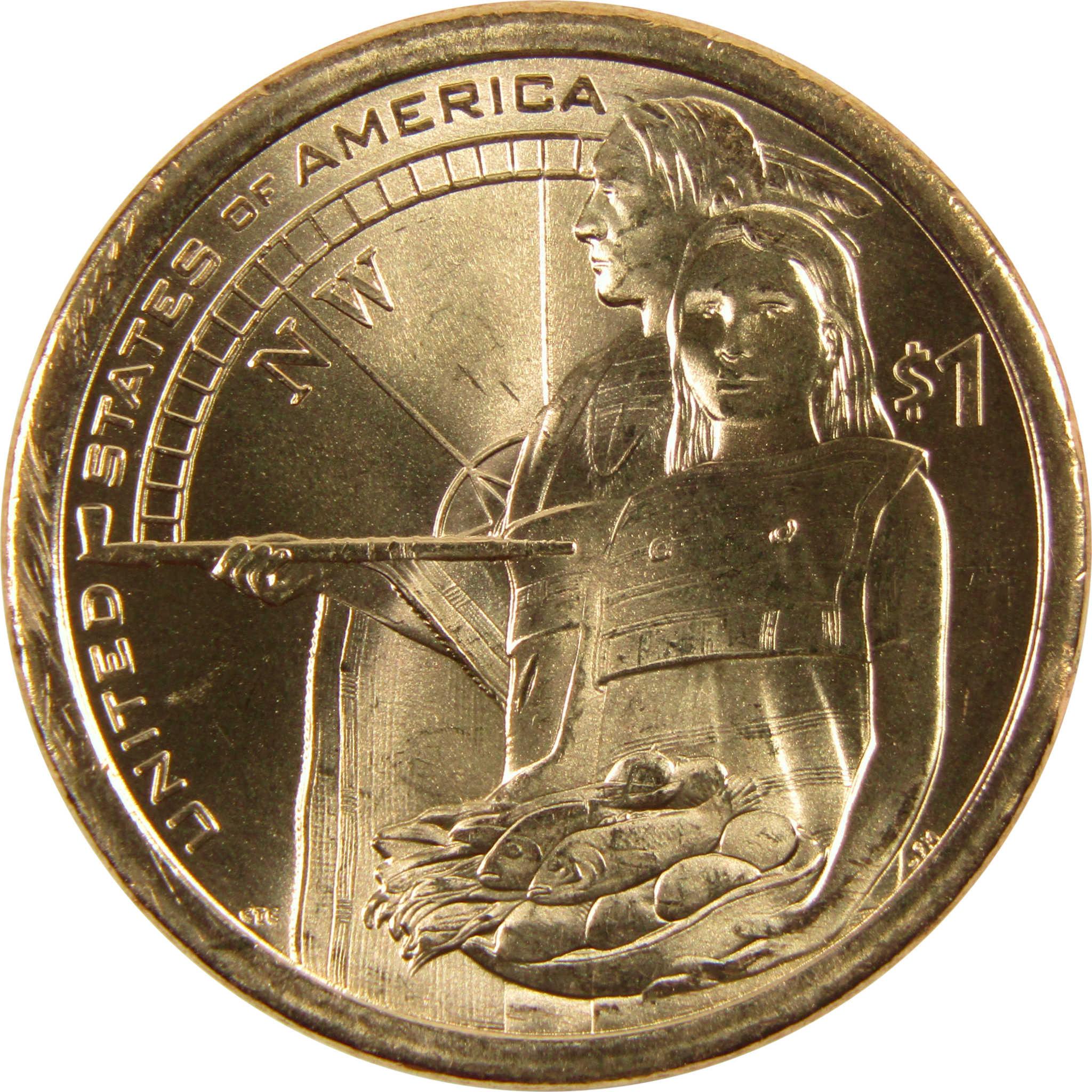 2014 P Native Hospitality Native American Dollar BU Uncirculated $1