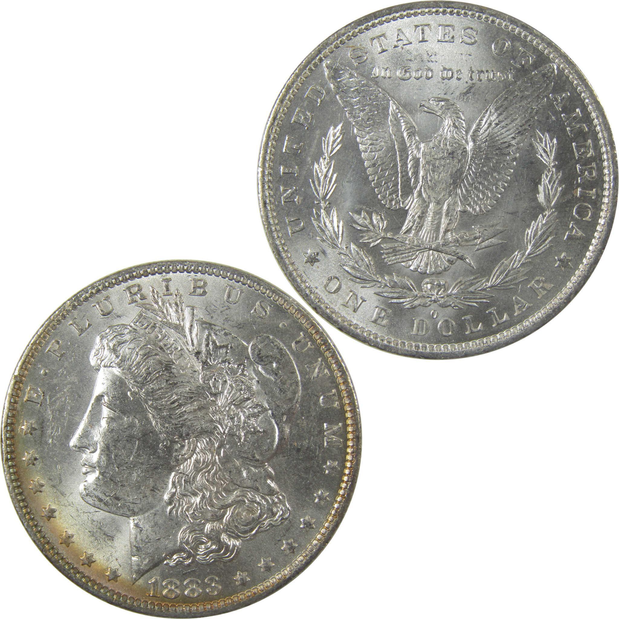 1883 O Morgan Silver Dollar Uncirculated Mint State Toned SKU:I24825