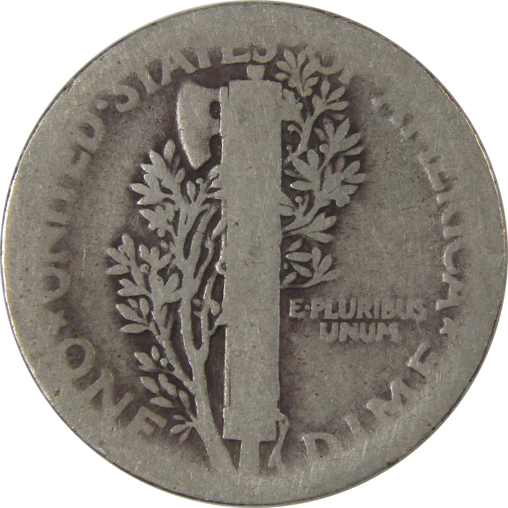 1921 Mercury Dime AG About Good Silver 10c Coin SKU:I22755