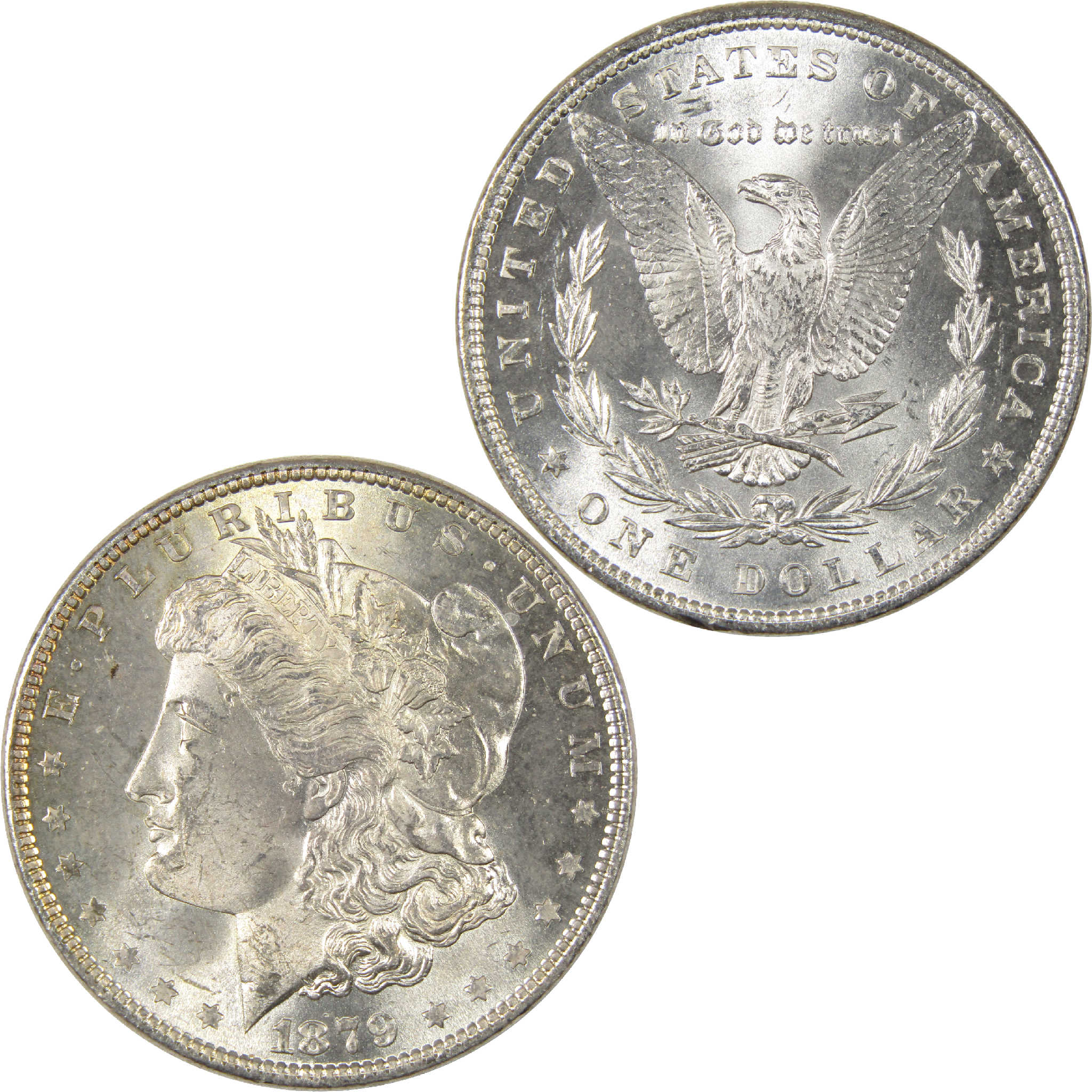 1879 Morgan Dollar Uncirculated Silver $1 Coin - Morgan coin - Morgan silver dollar - Morgan silver dollar for sale - Profile Coins & Collectibles