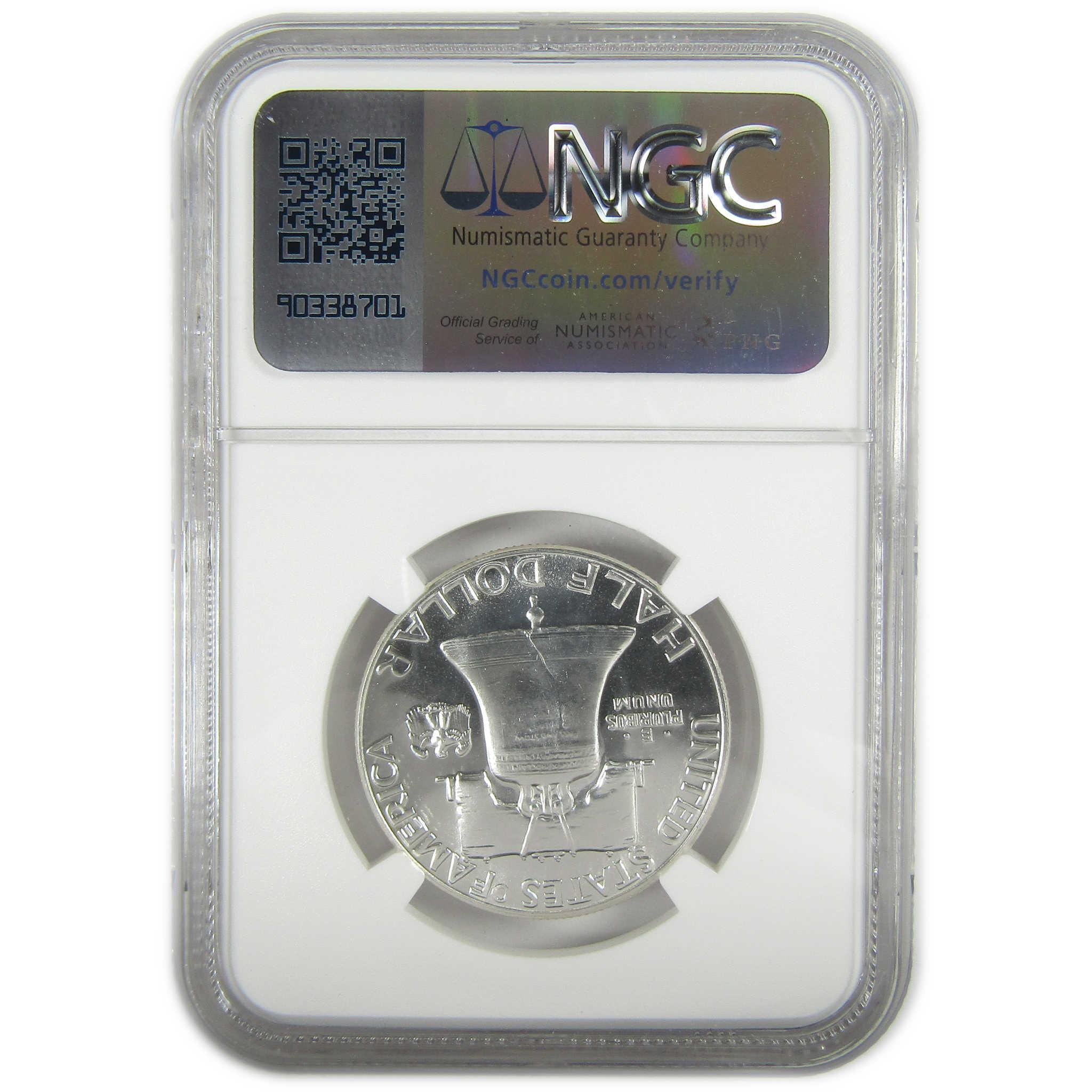 1955 Franklin Silver Half Dollar PF 68 NGC Proof 50c Coin SKU:I27408