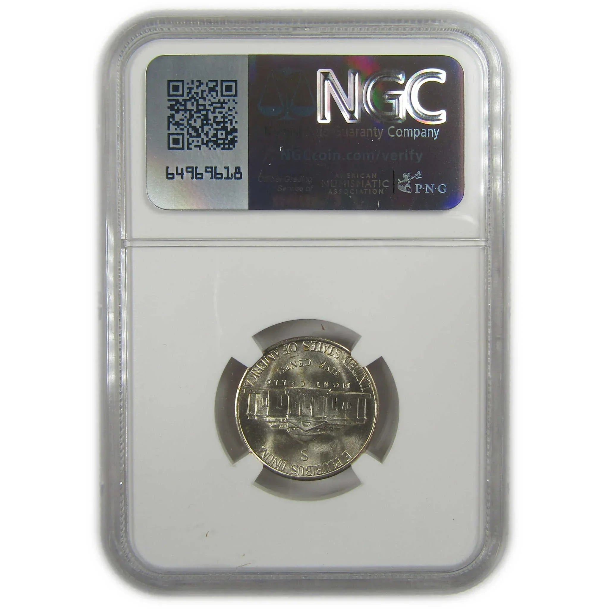 1944 S Jefferson Nickel MS 67 NGC Silver Bag Fragment SKU:I20332