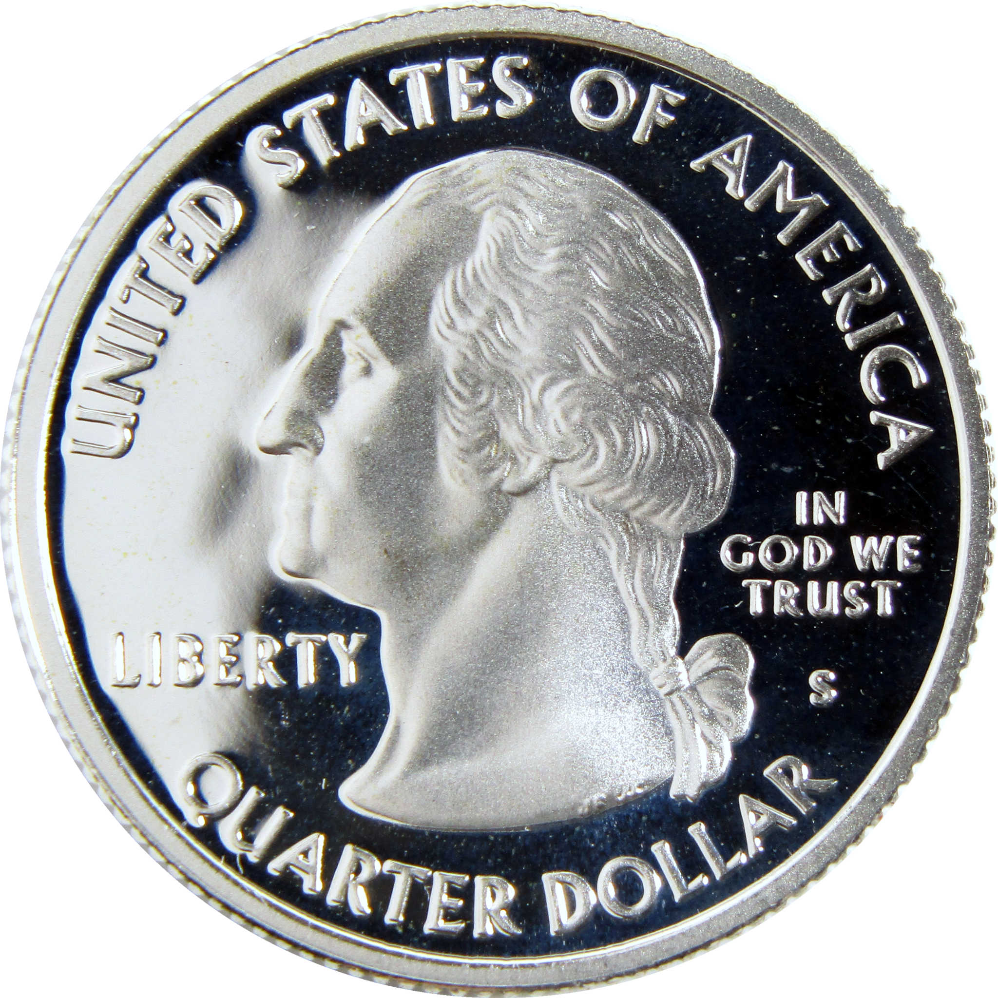 2001 S Kentucky State Quarter Silver Proof 25c Coin