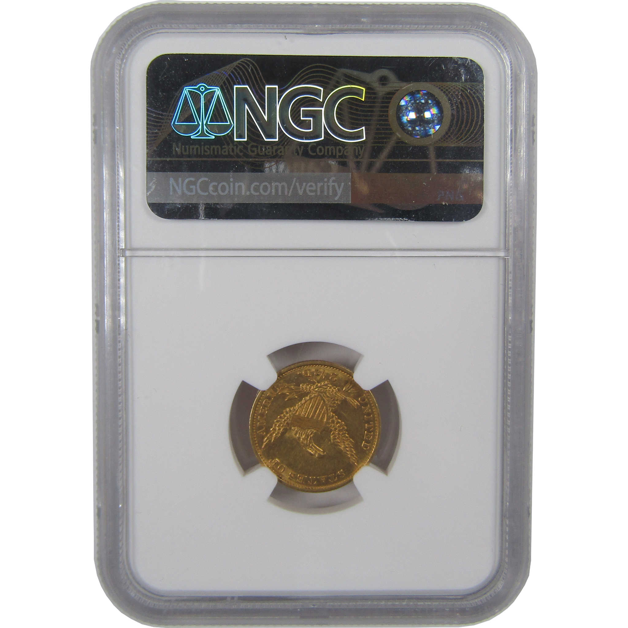 1837 Classic Head Gold Quarter Eagle MS 63 NGC Uncirculated $2.50 Coin