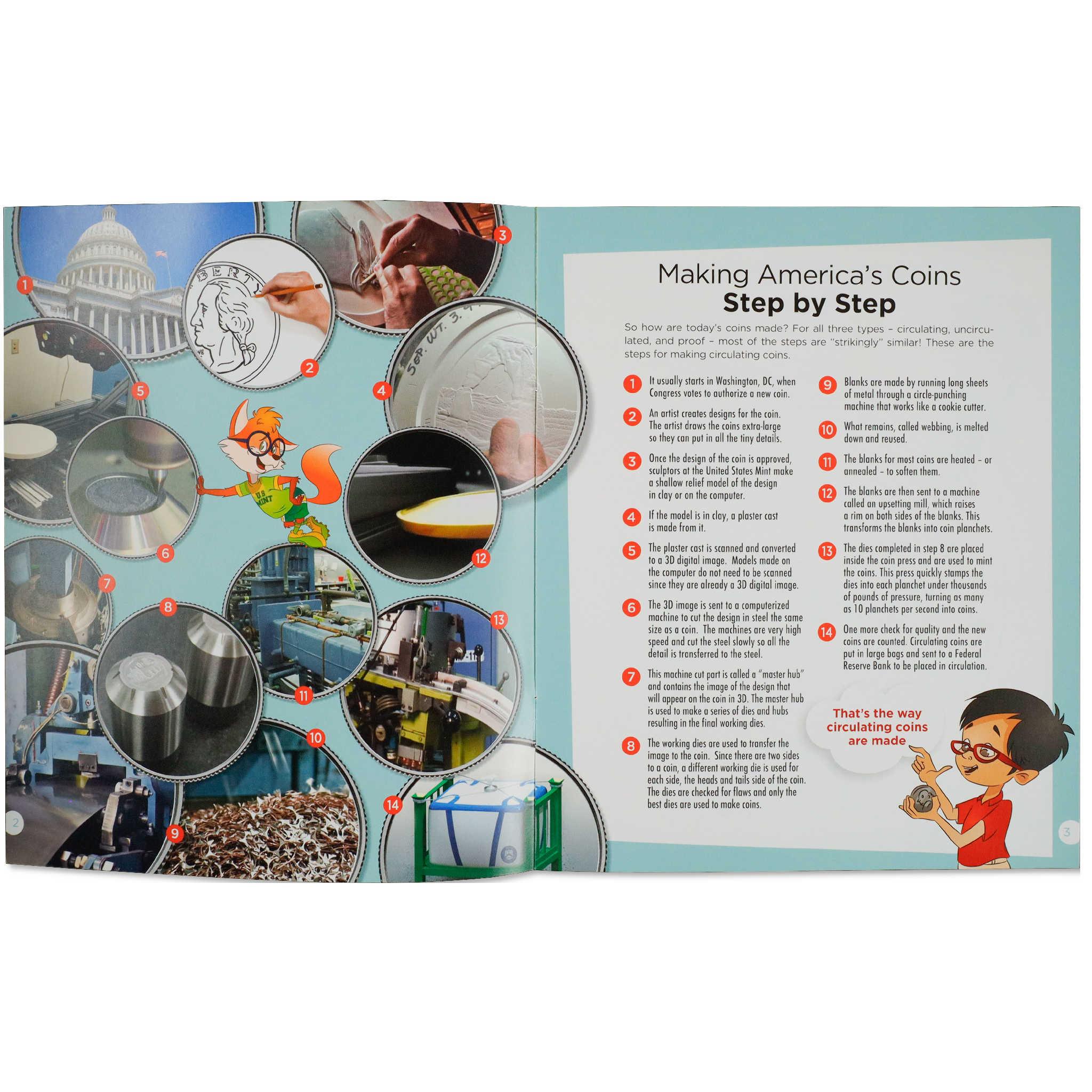 2019 Young Collectors Explore and Discover Coin Set Starter Kit & Book