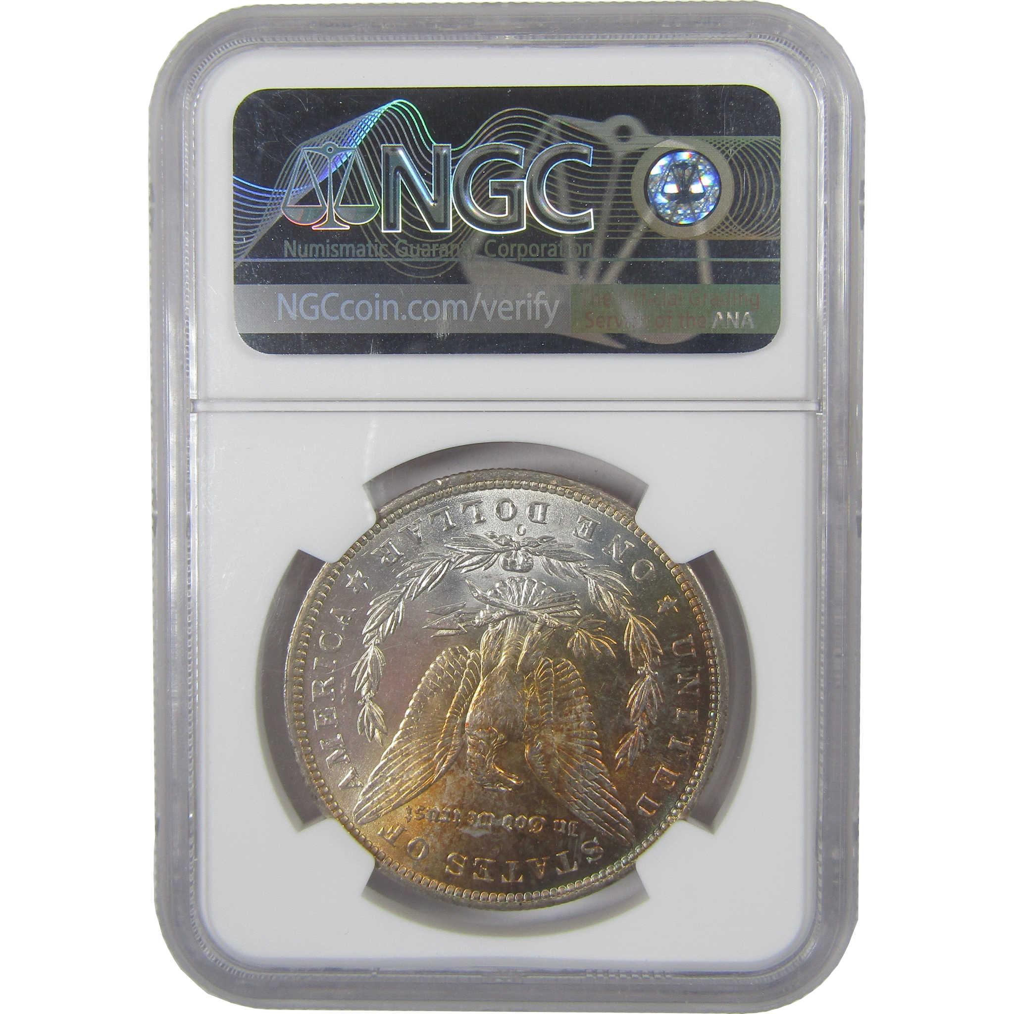 1881 O Morgan Dollar MS 64 NGC Silver Uncirculated Toned SKU:I23817