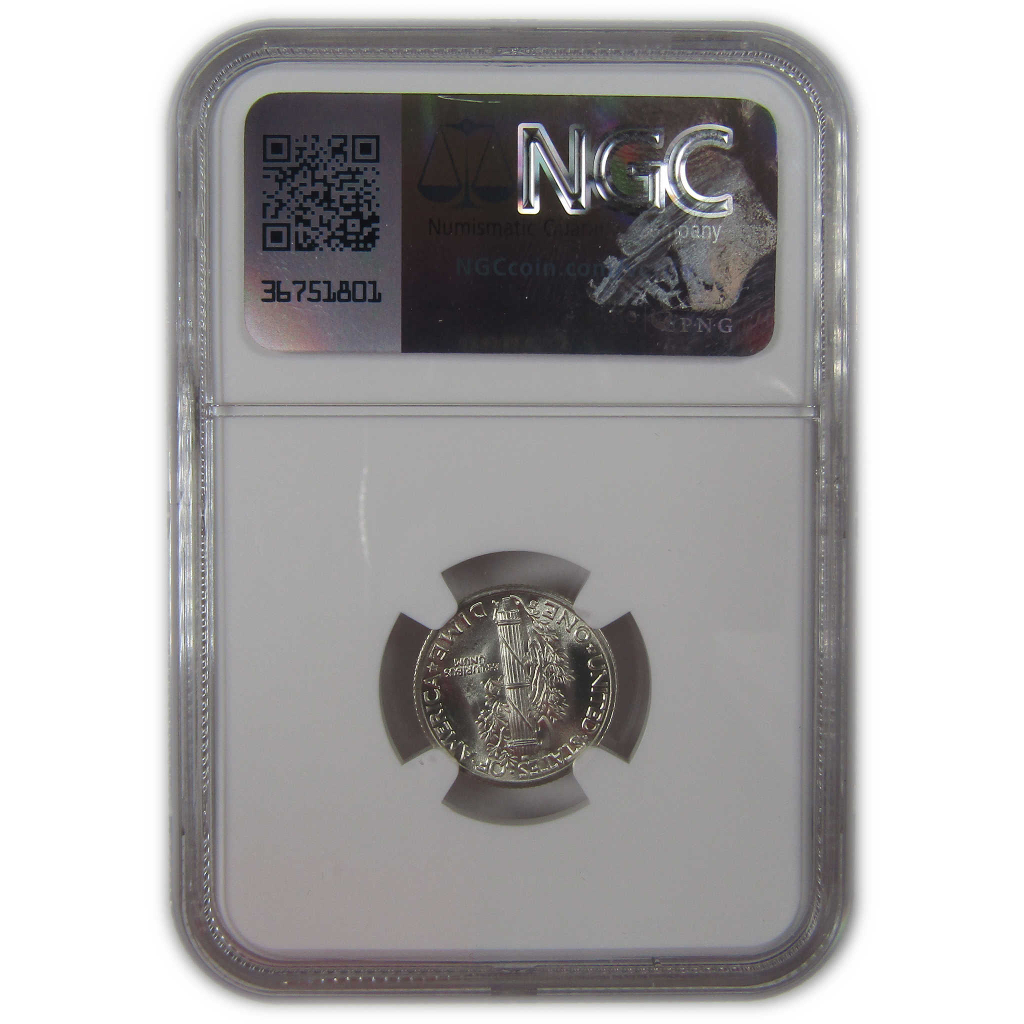 1937 S Mercury Dime MS 65 FB NGC Silver Uncirculated SKU:I23213