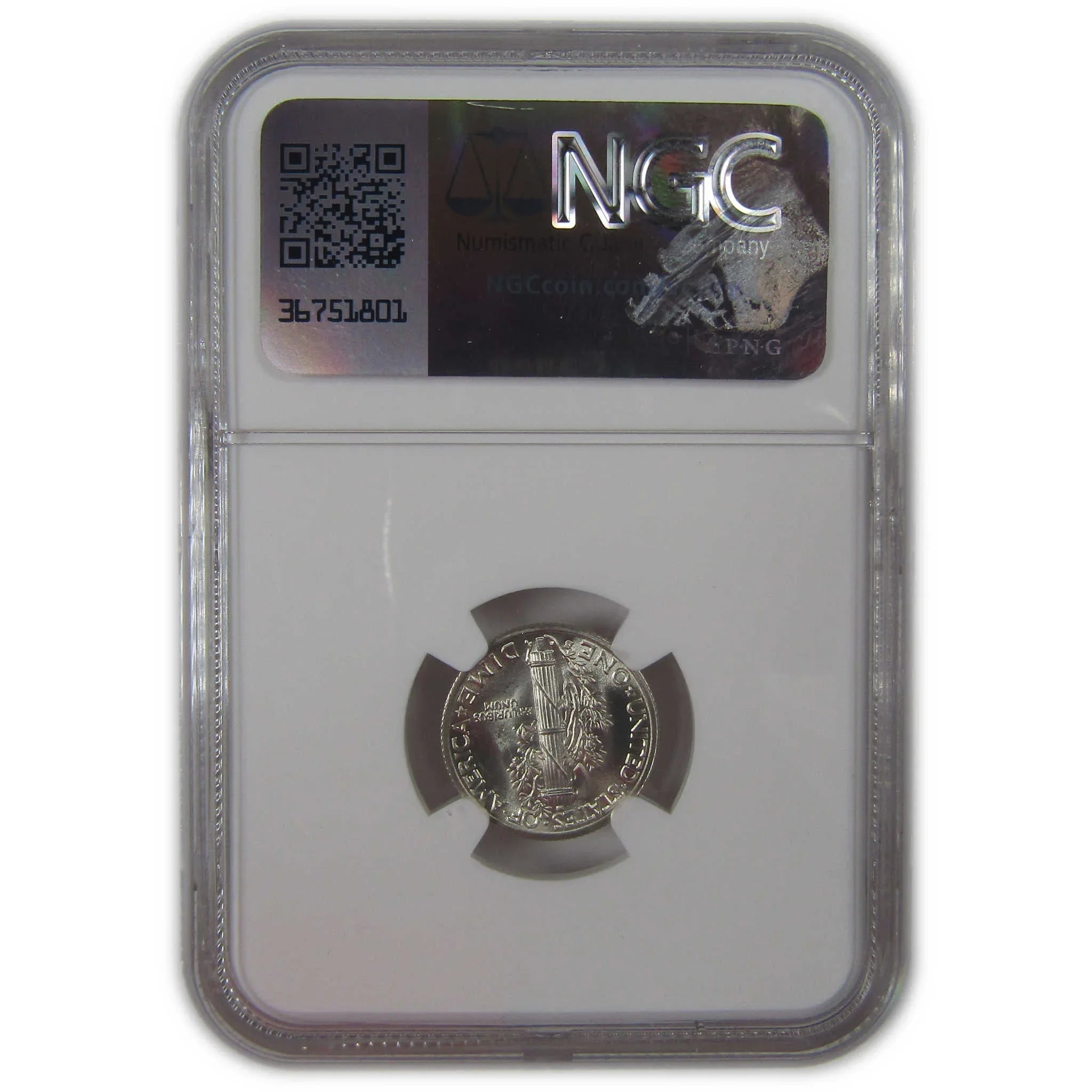 1937 S Mercury Dime MS 65 FB NGC Silver Uncirculated SKU:I23213
