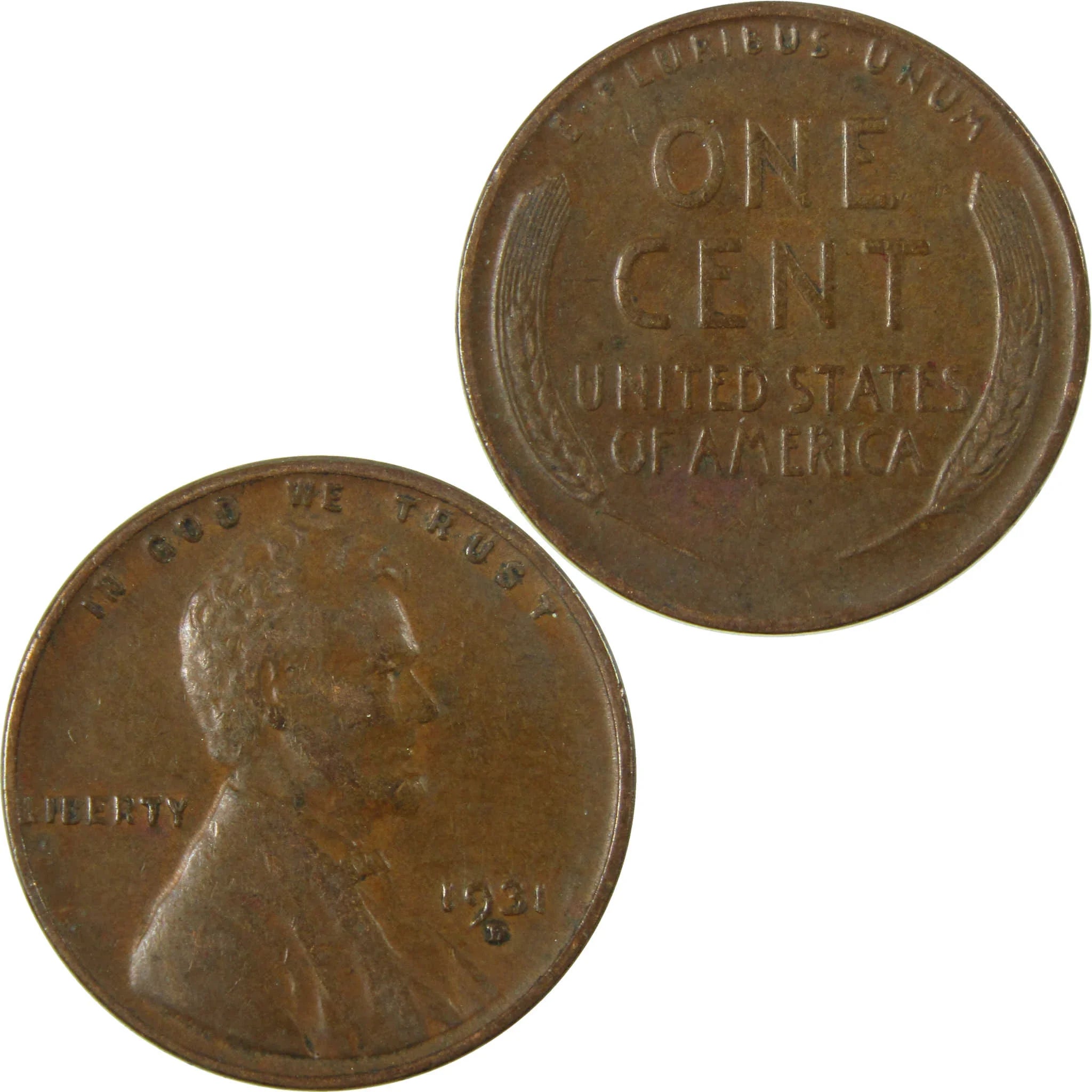 1931 D Lincoln Wheat Cent XF EF Extremely Fine Penny SKU:I27135