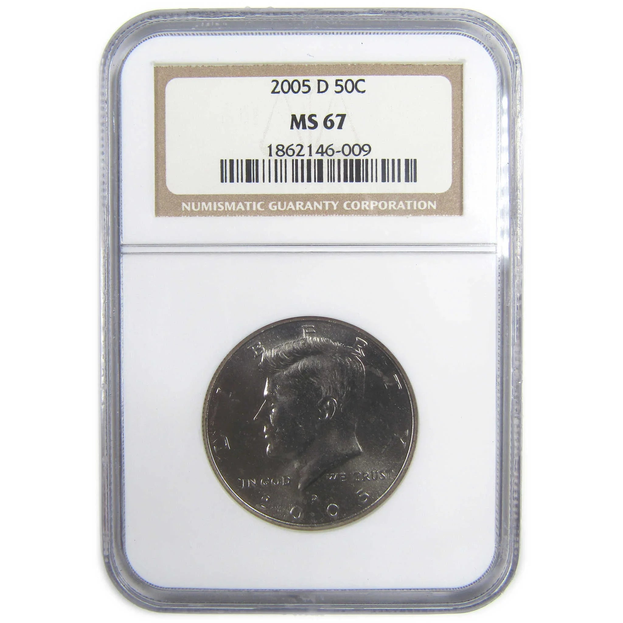 2005 D Kennedy Half Dollar MS 67 NGC Clad Uncirculated 50c SKU:CPC9704