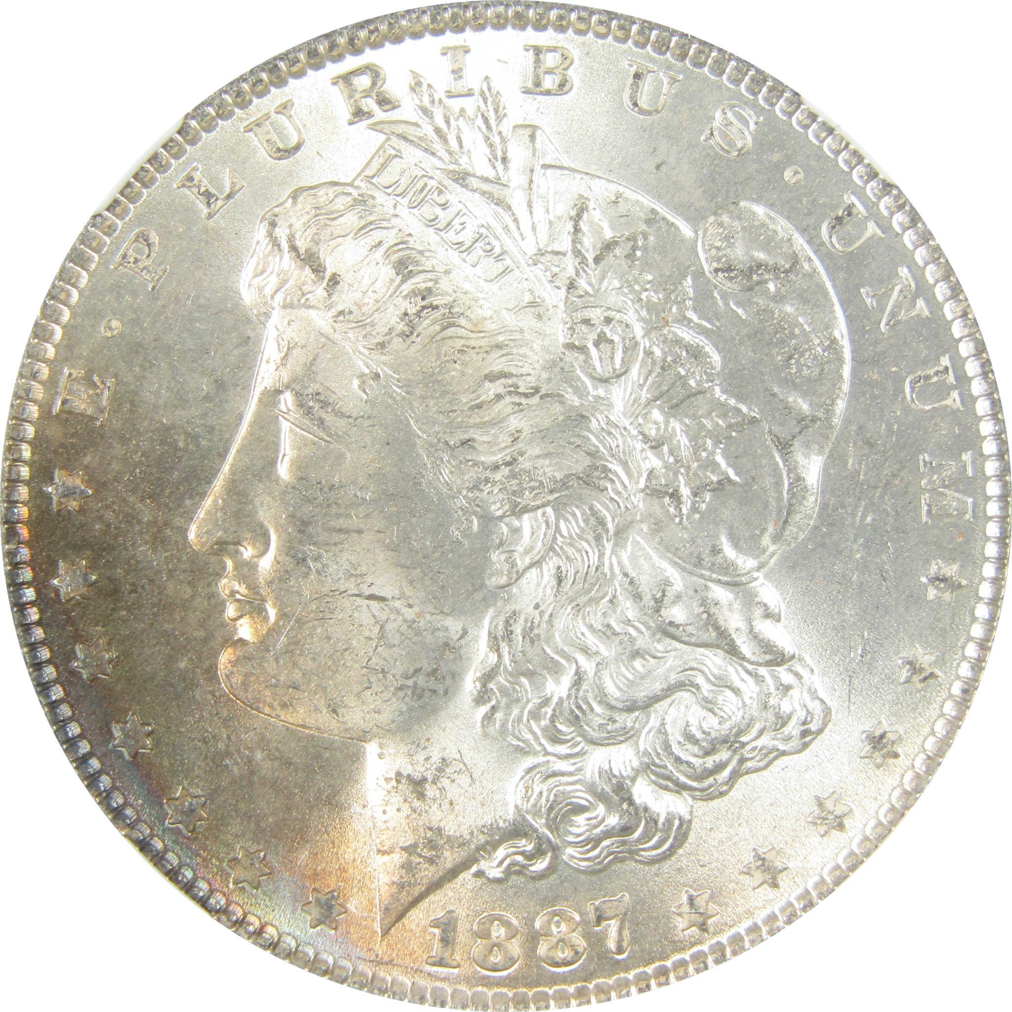 1887 Morgan Silver Dollar MS 64 NGC Uncirculated $1 Coin SKU:I27562 - Morgan coin - Morgan silver dollar - Morgan silver dollar for sale - Profile Coins & Collectibles