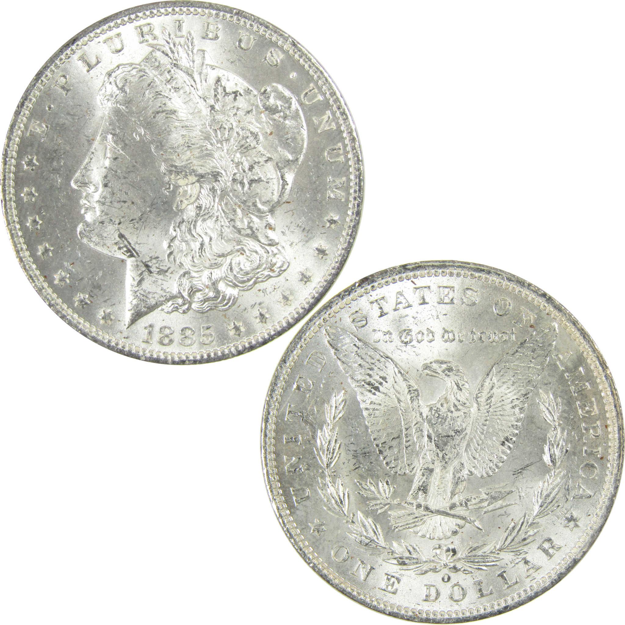 1885 O Morgan Silver Dollar Uncirculated Mint State $1 Coin SKU:I27476 - Morgan coin - Morgan silver dollar - Morgan silver dollar for sale - Profile Coins & Collectibles