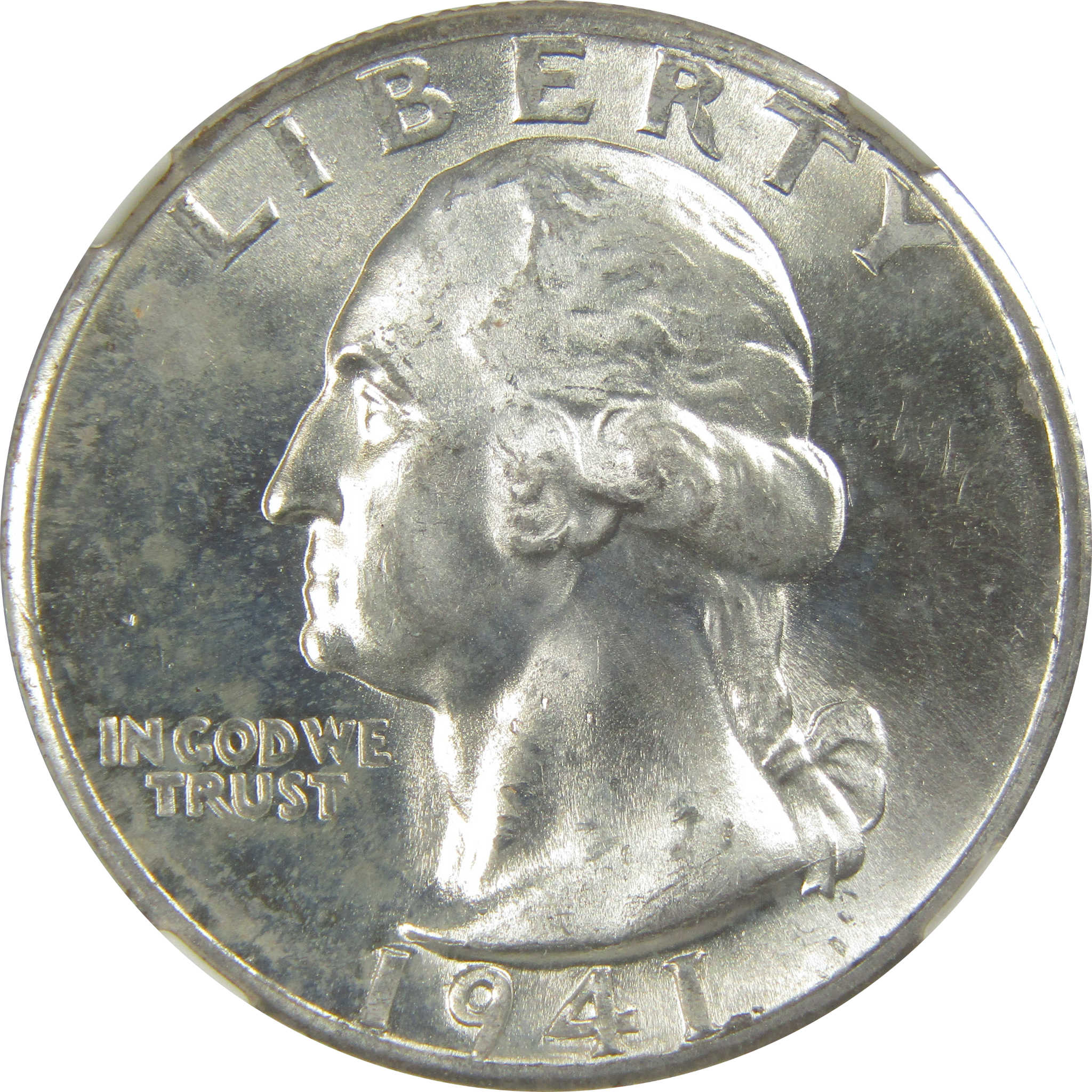 1941 D Washington Quarter MS 65 NGC Silver Bag Fragment SKU:I20601