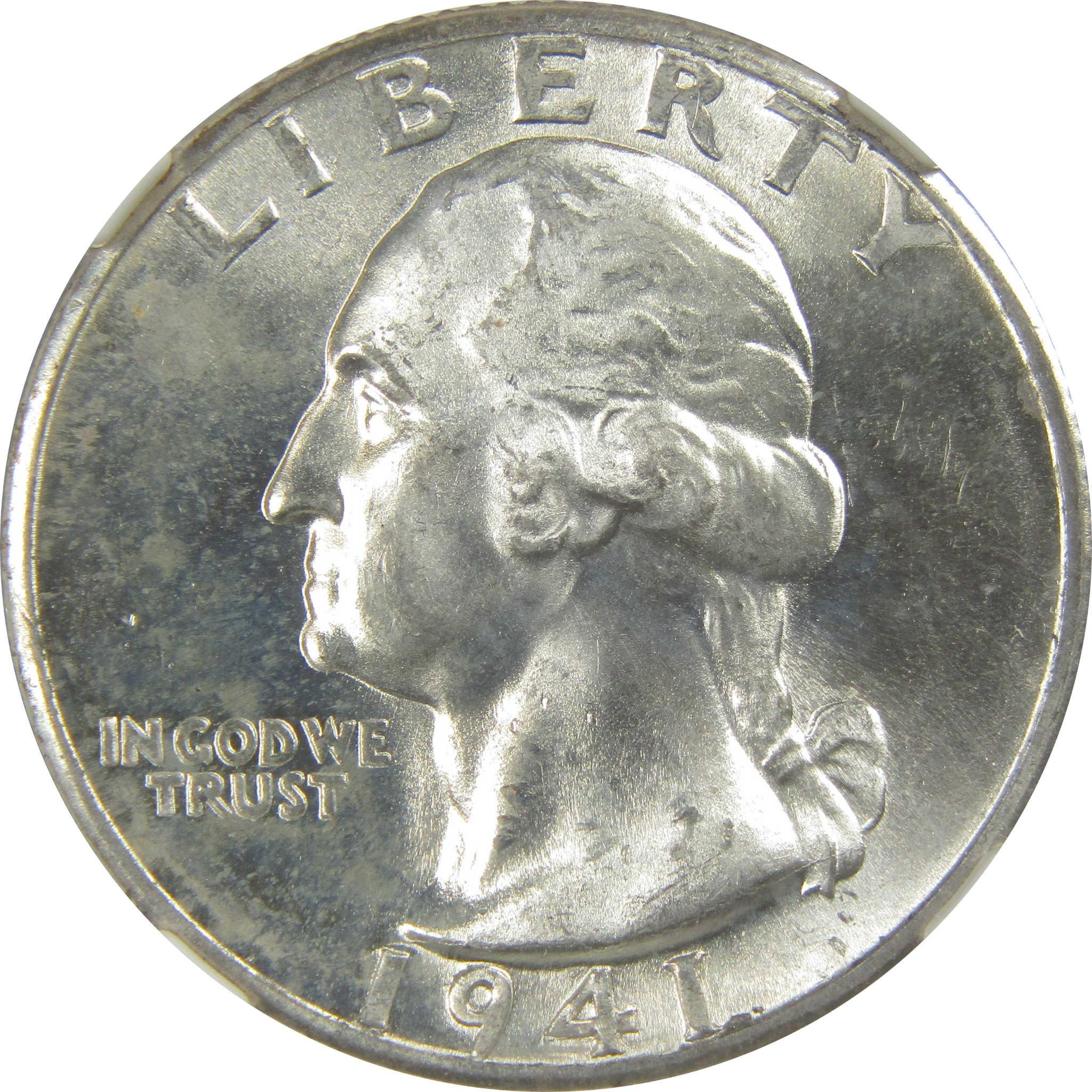 1941 D Washington Quarter MS 65 NGC Silver Bag Fragment SKU:I20601