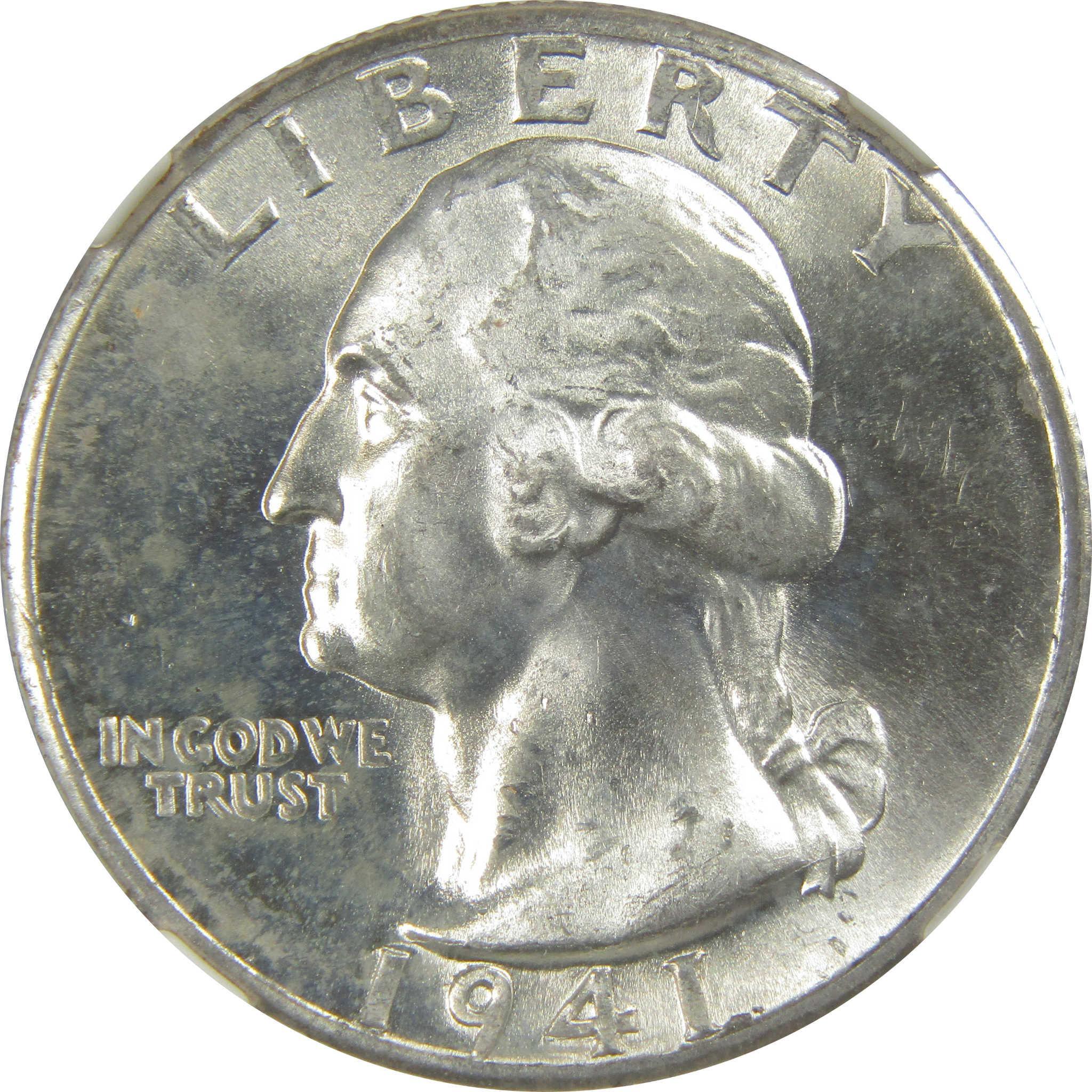 1941 D Washington Quarter MS 65 NGC Silver Bag Fragment SKU:I20601