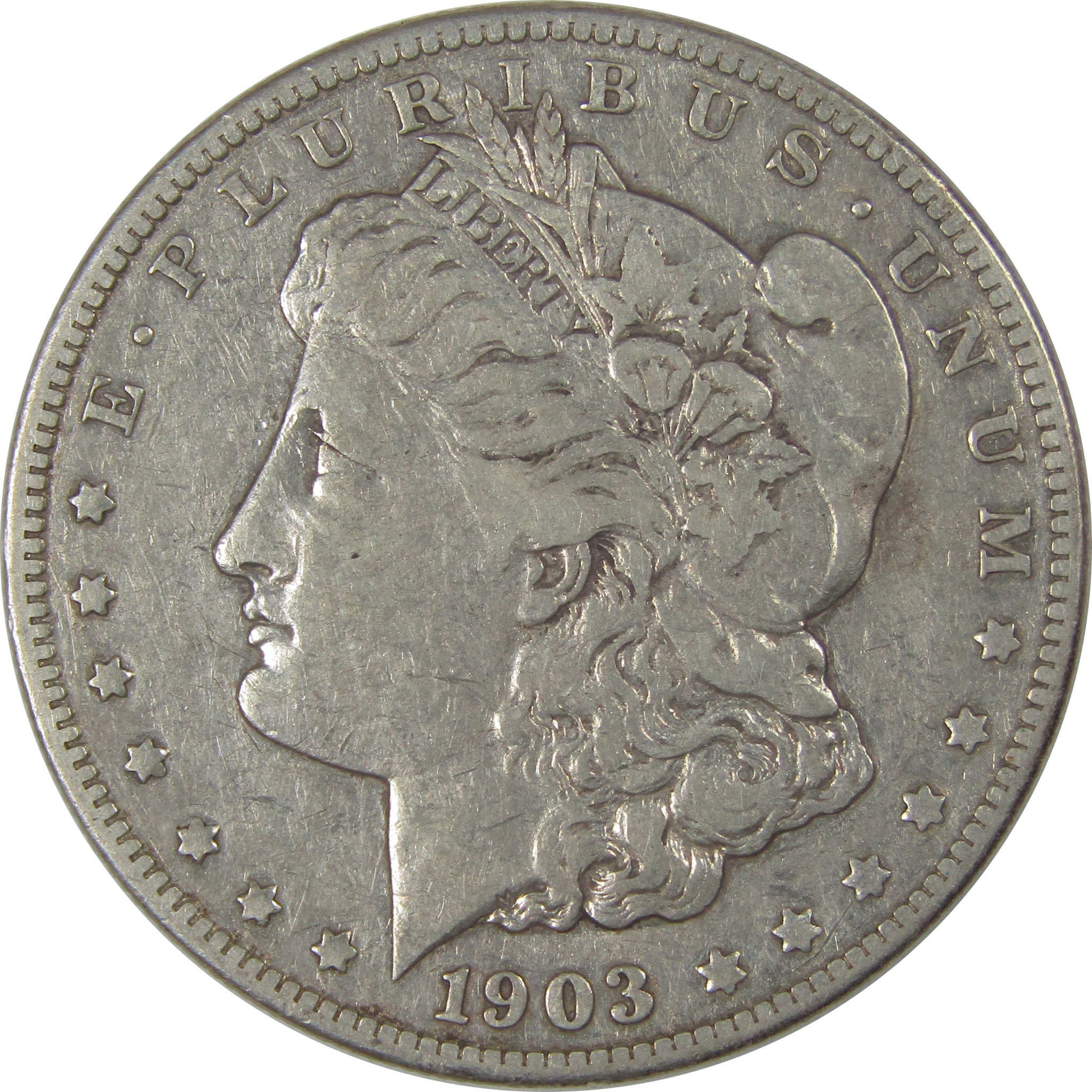 1903 S Morgan Dollar VF Very Fine Details Silver $1 Coin SKU:I22820 - Morgan coin - Morgan silver dollar - Morgan silver dollar for sale - Profile Coins & Collectibles