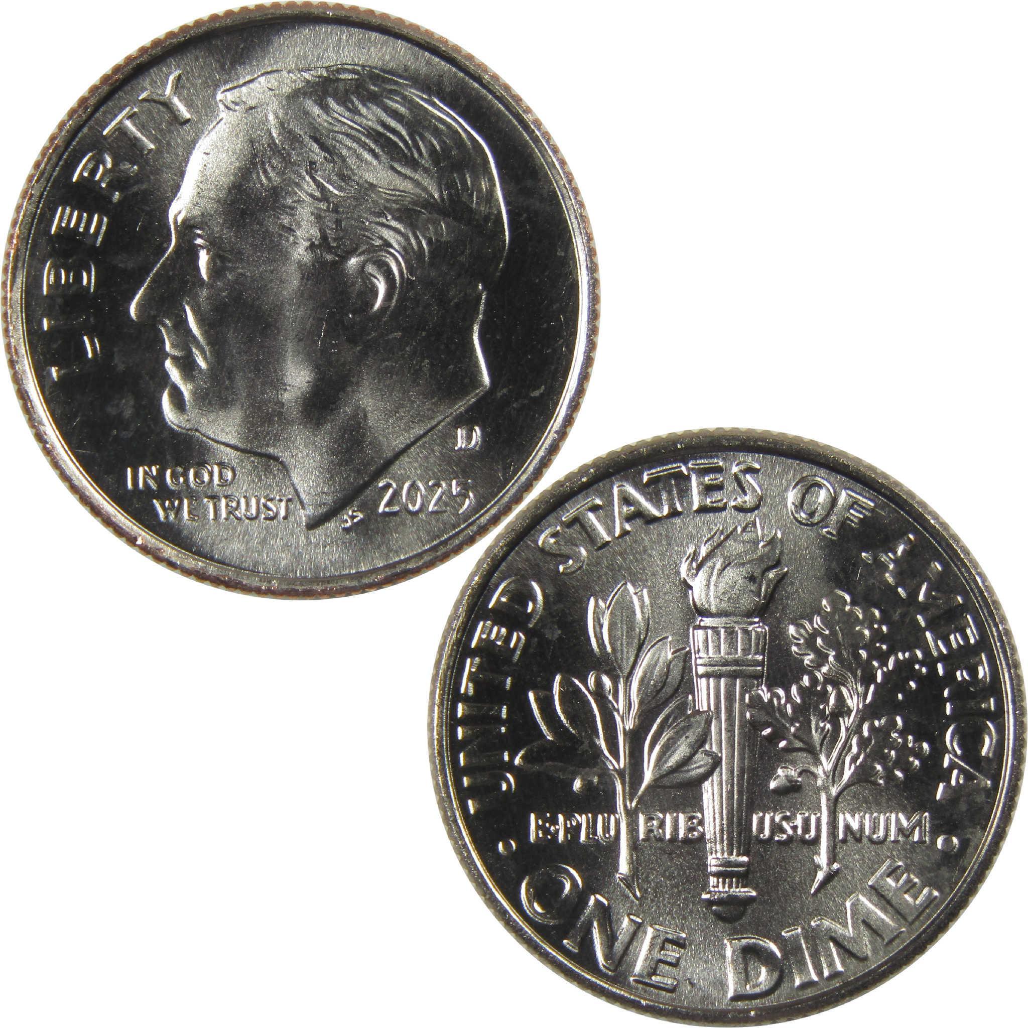 2025 D Roosevelt Dime Uncirculated Clad 10c Coin
