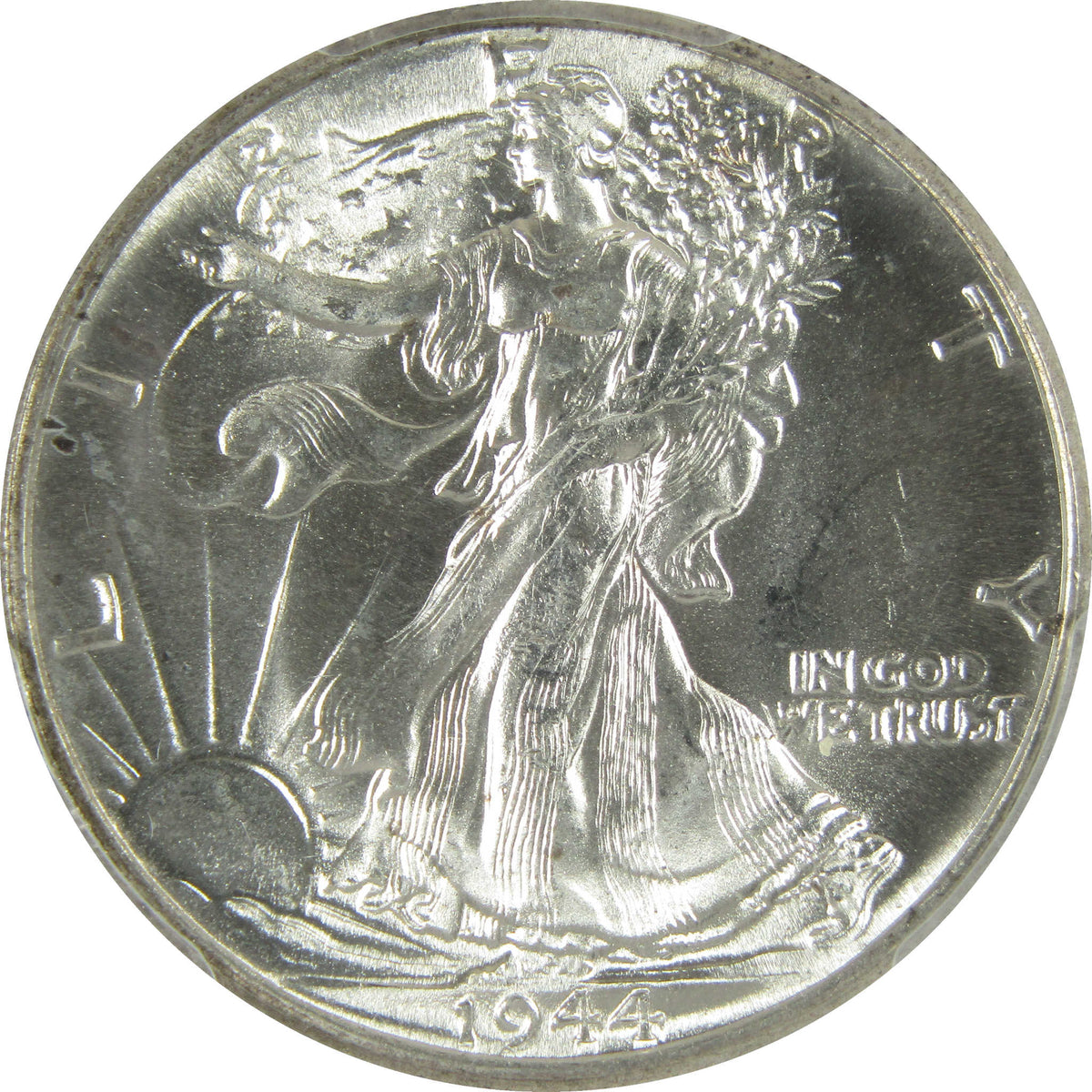 1944 Liberty Walking Silver Half Dollar MS 64+ PCGS Coin SKU:I28823