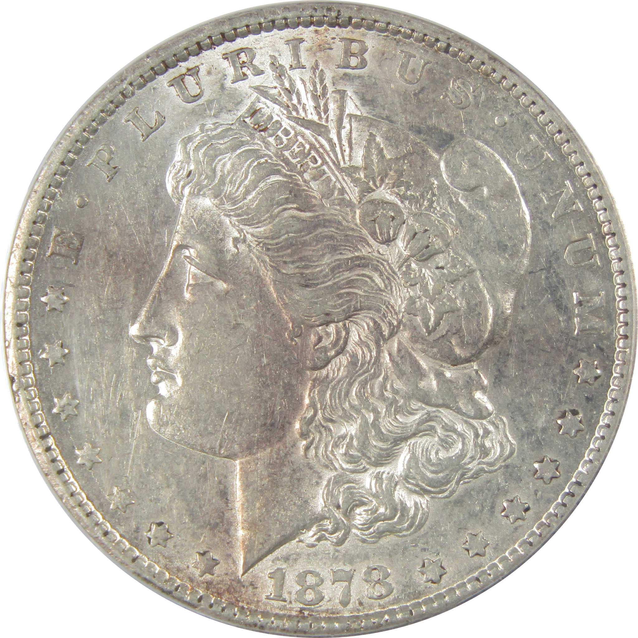 1878 CC Morgan Dollar AU 55 Details ANACS Silver $1 Coin SKU:CP123 - Morgan coin - Morgan silver dollar - Morgan silver dollar for sale - Profile Coins & Collectibles