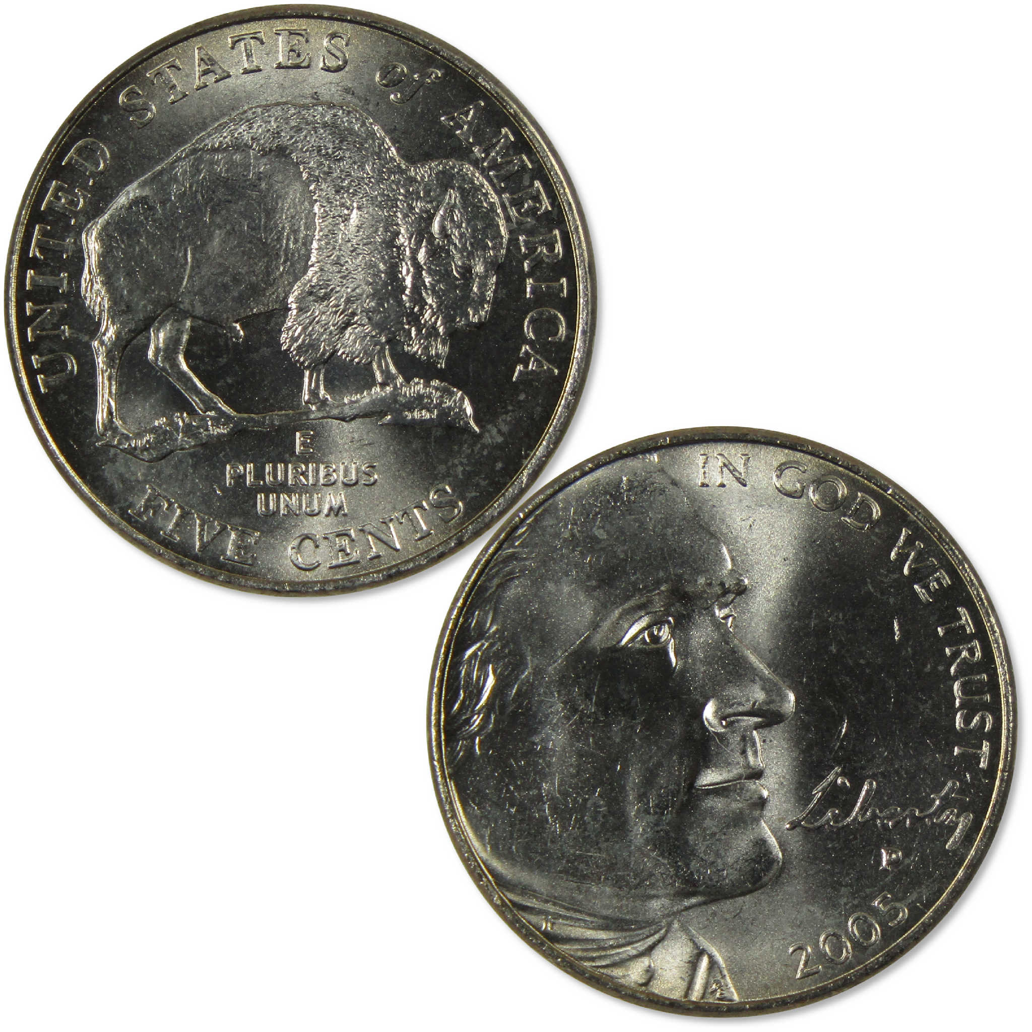 2004-2006 Westward Journey Jefferson Nickel 5 Coin Set Uncirculated