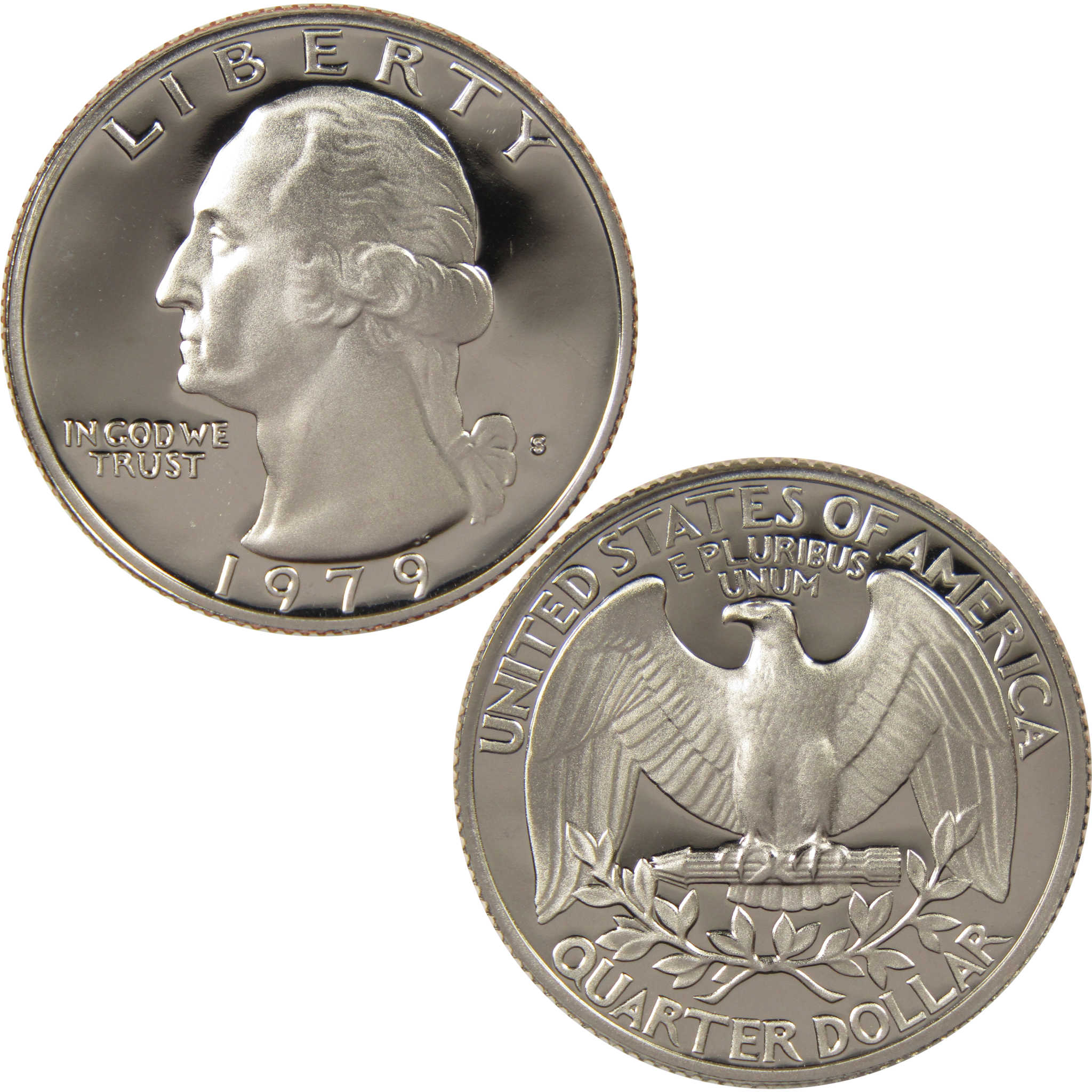 1979 S Type 2 Clear S Washington Quarter Clad 25c Proof Coin