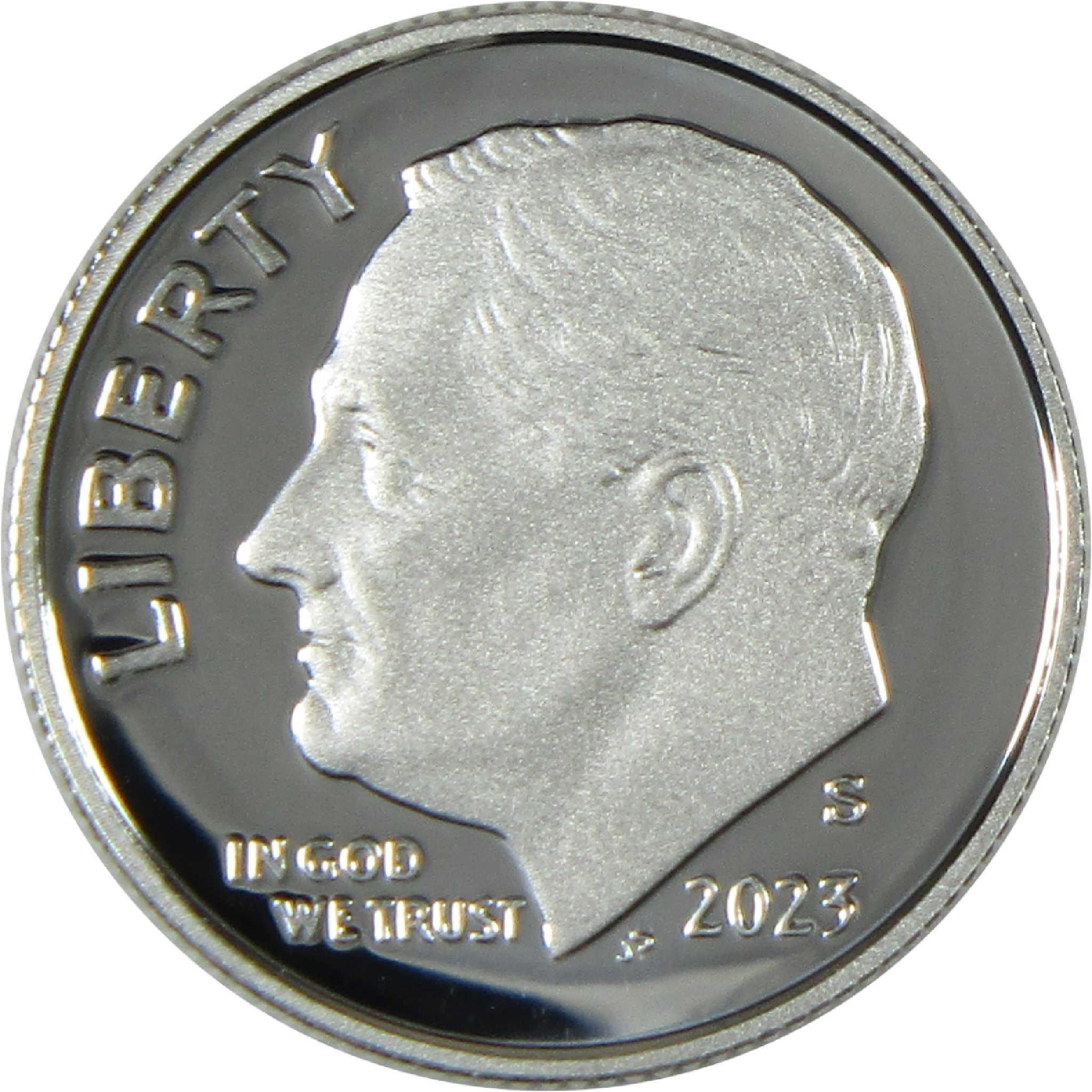 2023 S Roosevelt Silver Dime Proof 10c Coin Collectible