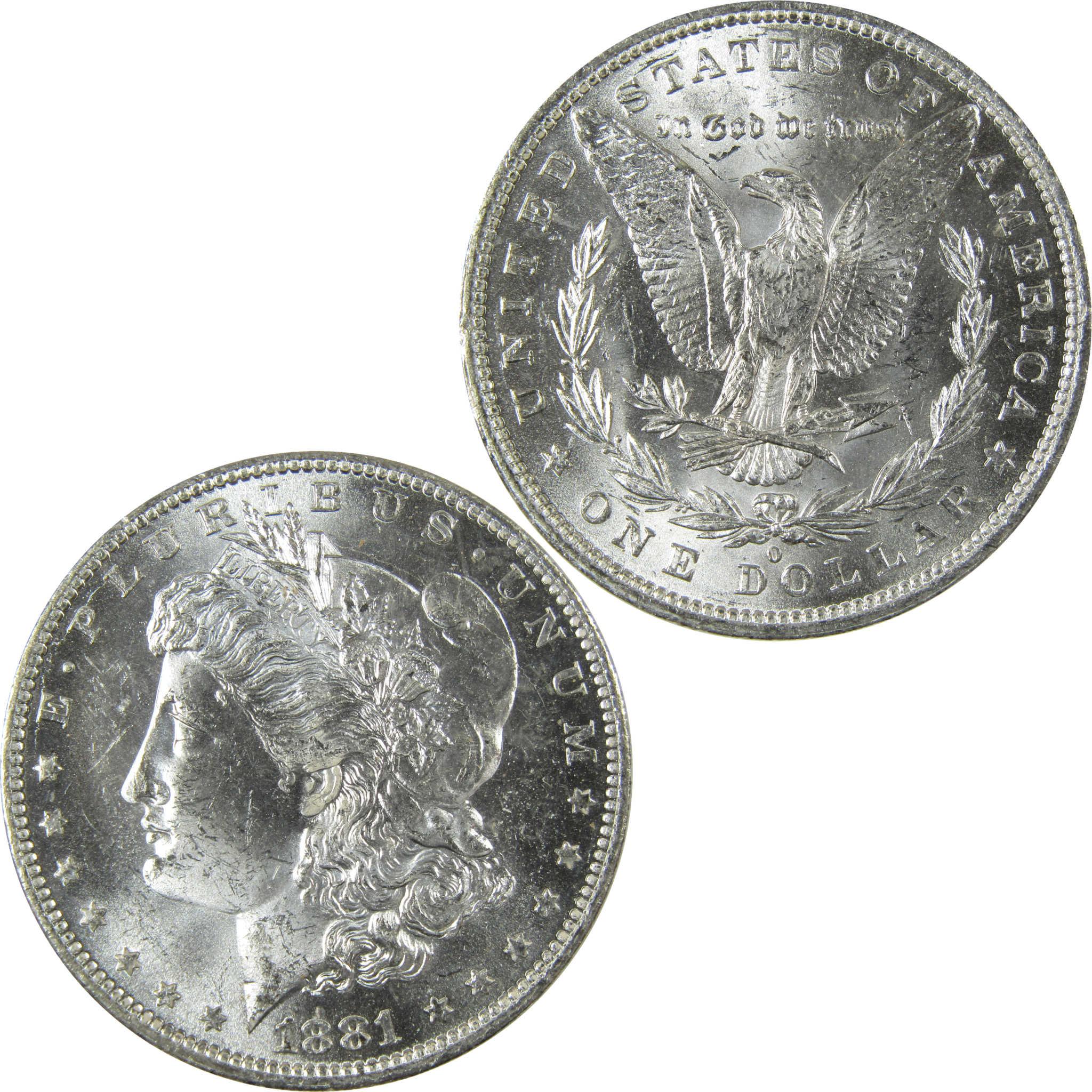 1881 O Morgan Silver Dollar Uncirculated Mint State $1 Coin SKU:I27721 - Morgan coin - Morgan silver dollar - Morgan silver dollar for sale - Profile Coins & Collectibles