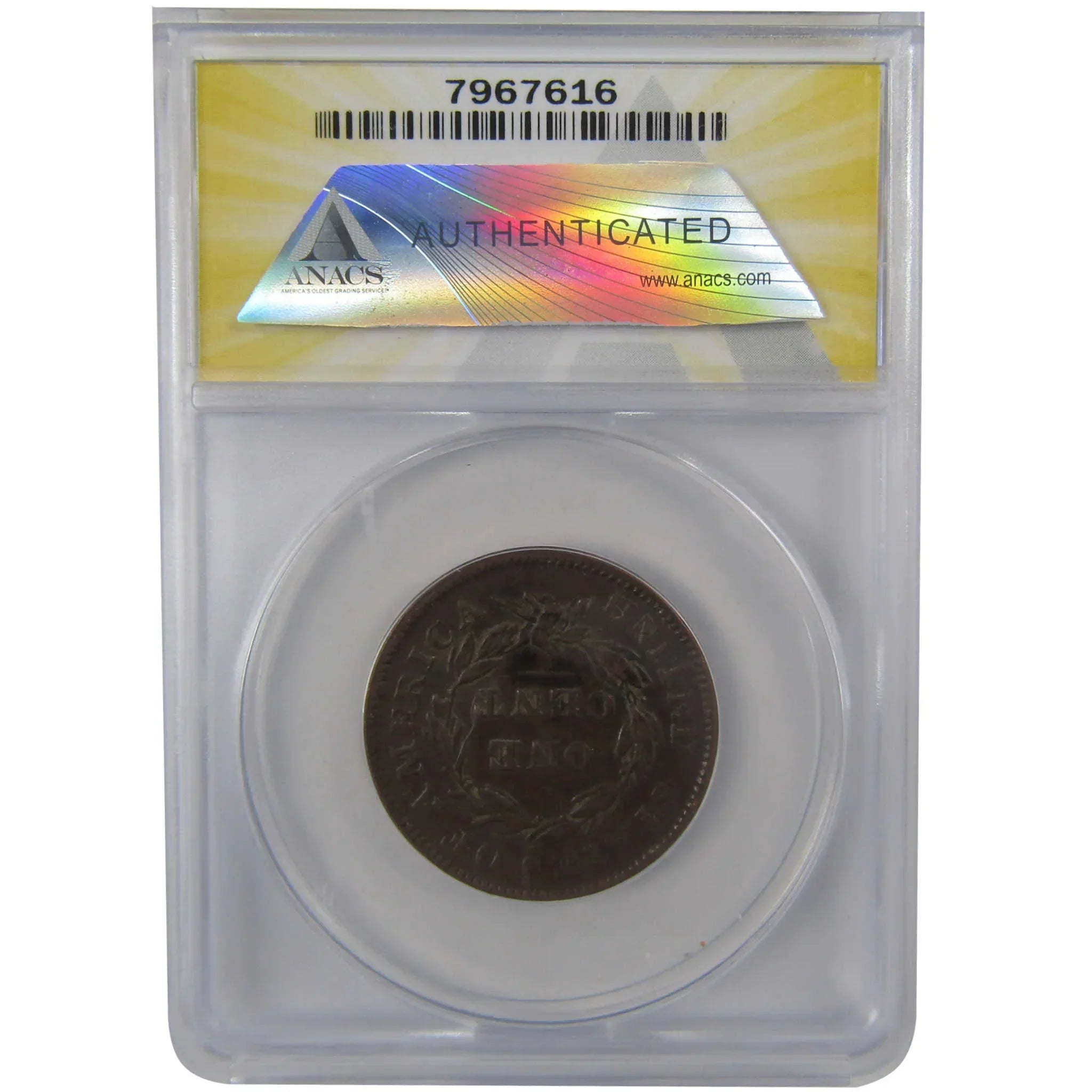 1836 Coronet Head Copper Large Cent EF 45 Details ANACS SKU:I24451