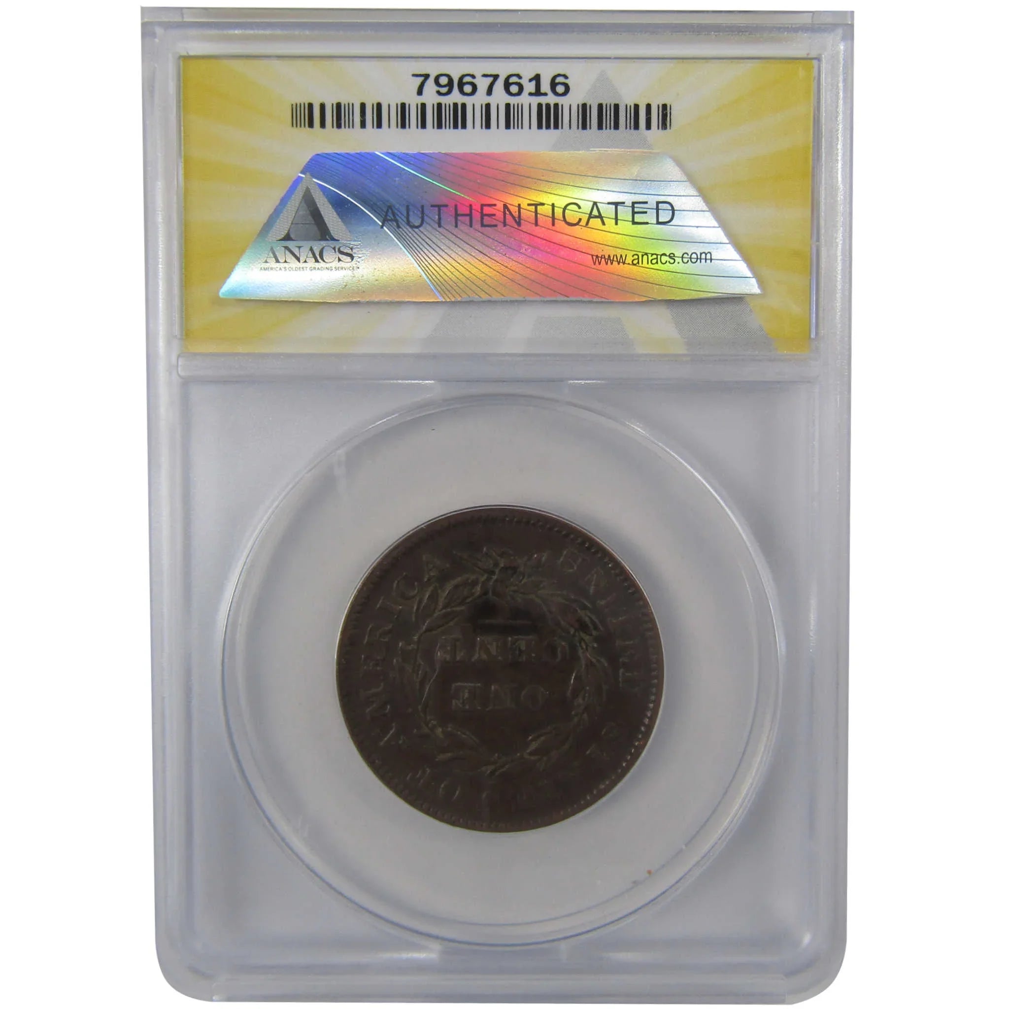 1836 Coronet Head Copper Large Cent EF 45 Details ANACS SKU:I24451
