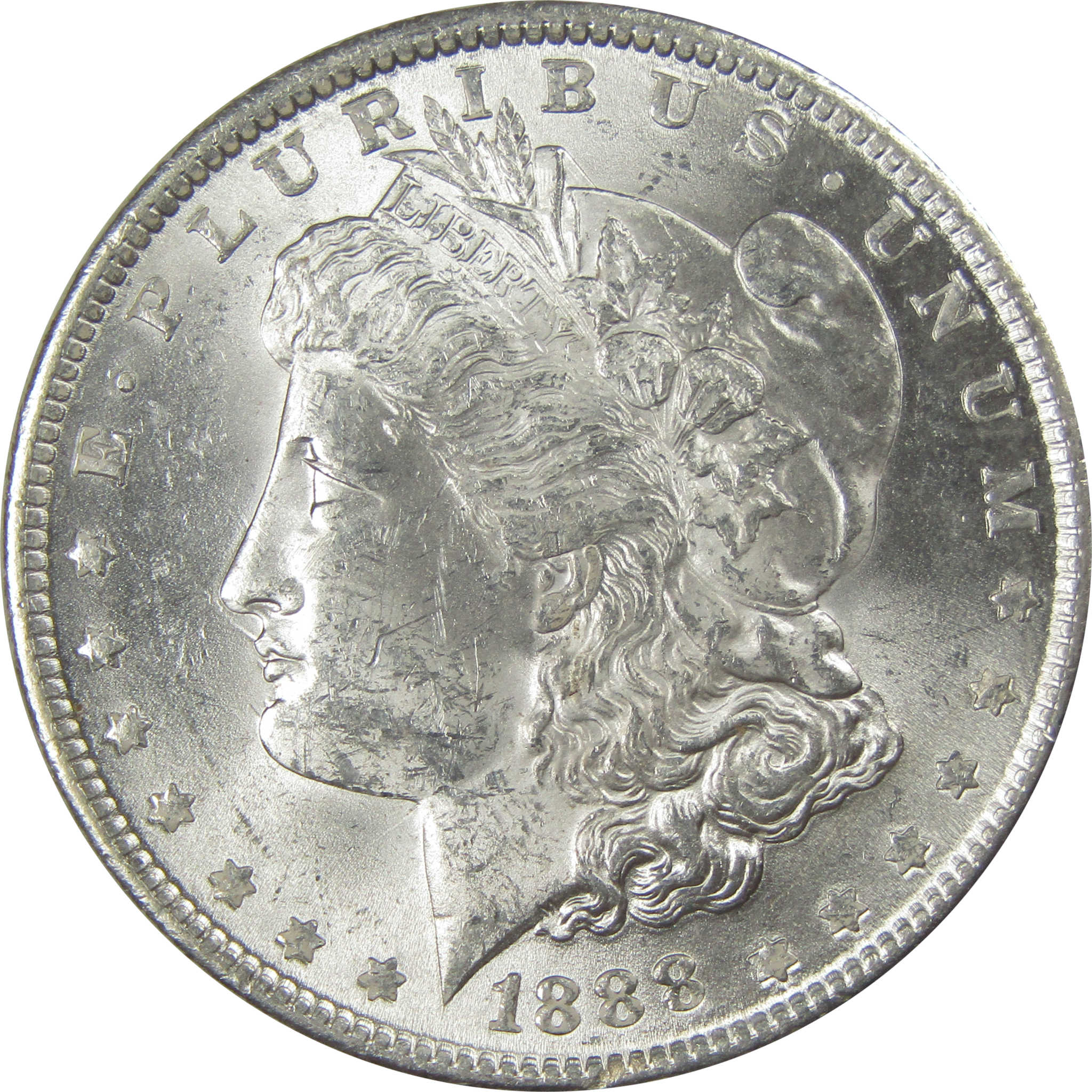 1888 Morgan Dollar Uncirculated Silver $1 Coin SKU:I21076 - Morgan coin - Morgan silver dollar - Morgan silver dollar for sale - Profile Coins & Collectibles
