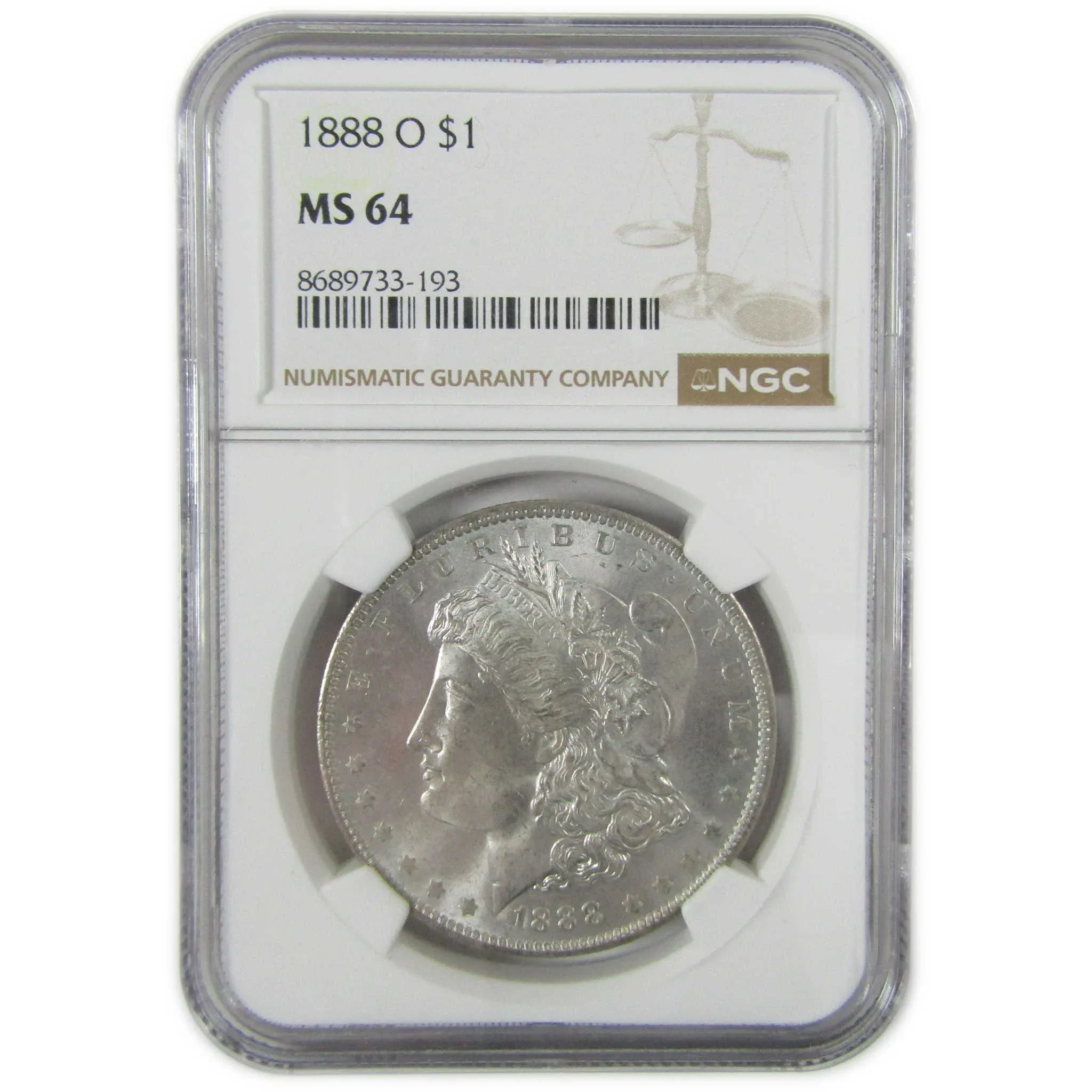 1888 O Morgan Silver Dollar MS 64 NGC Uncirculated $1 Coin SKU:CP466 - Morgan coin - Morgan silver dollar - Morgan silver dollar for sale - Profile Coins & Collectibles