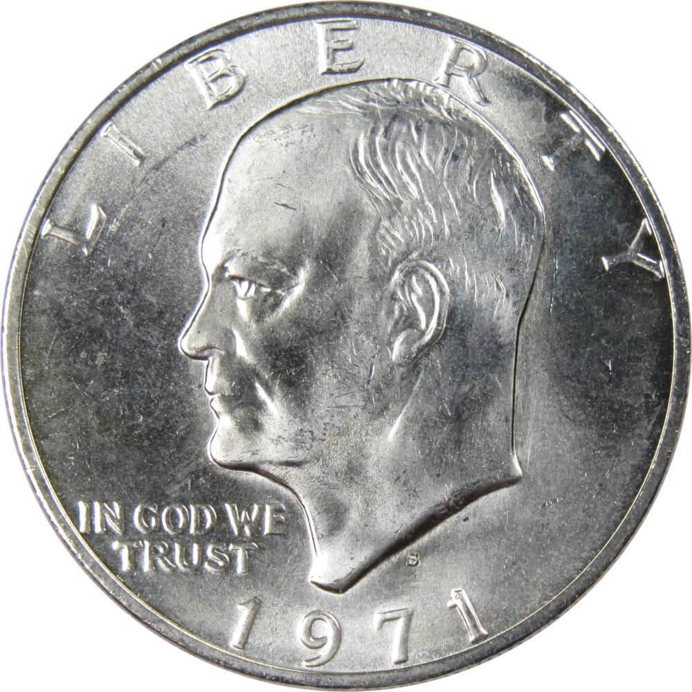 1971 S Eisenhower Silver Dollar Uncirculated Mint State IKE $1 Coin