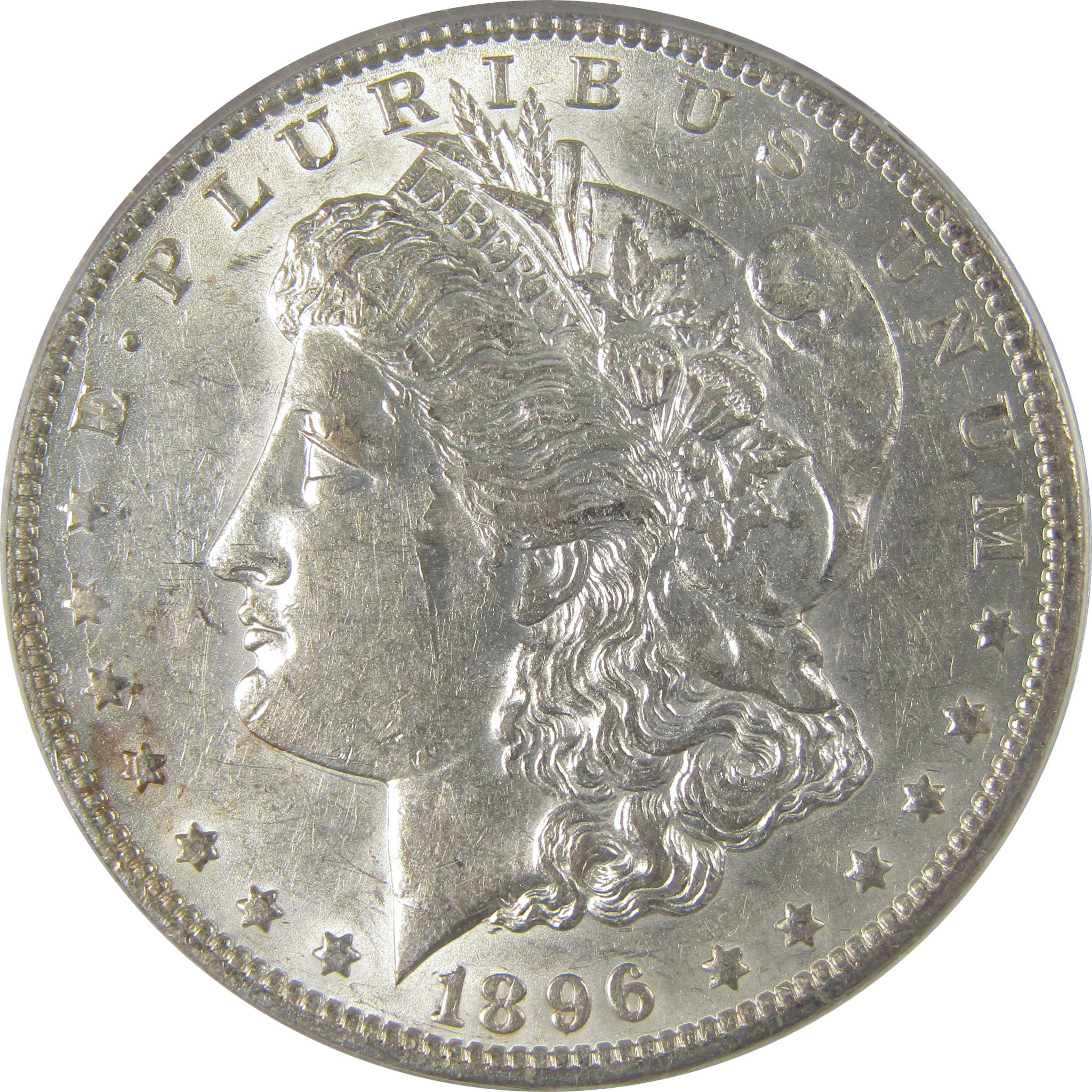 1896 O Morgan Dollar AU 53 ANACS Silver $1 Coin SKU:I18974 - Morgan coin - Morgan silver dollar - Morgan silver dollar for sale - Profile Coins & Collectibles