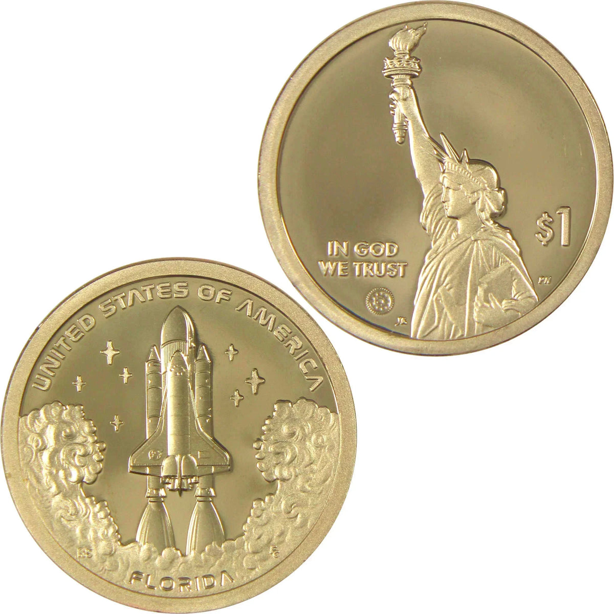 2025 S Florida NASA Space Shuttle American Innovation Dollar Proof